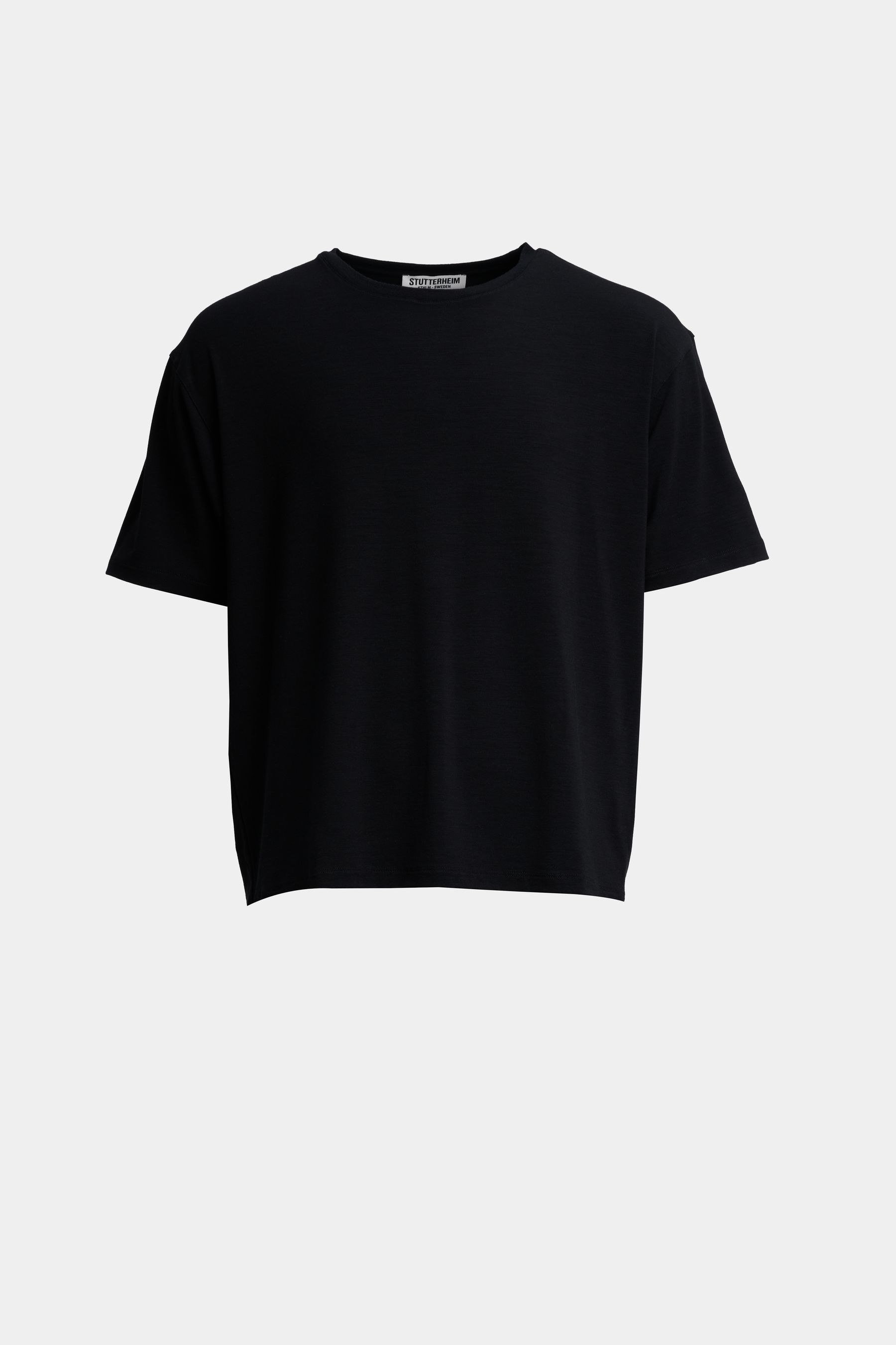 stutterheim siberia tee black men knitwear