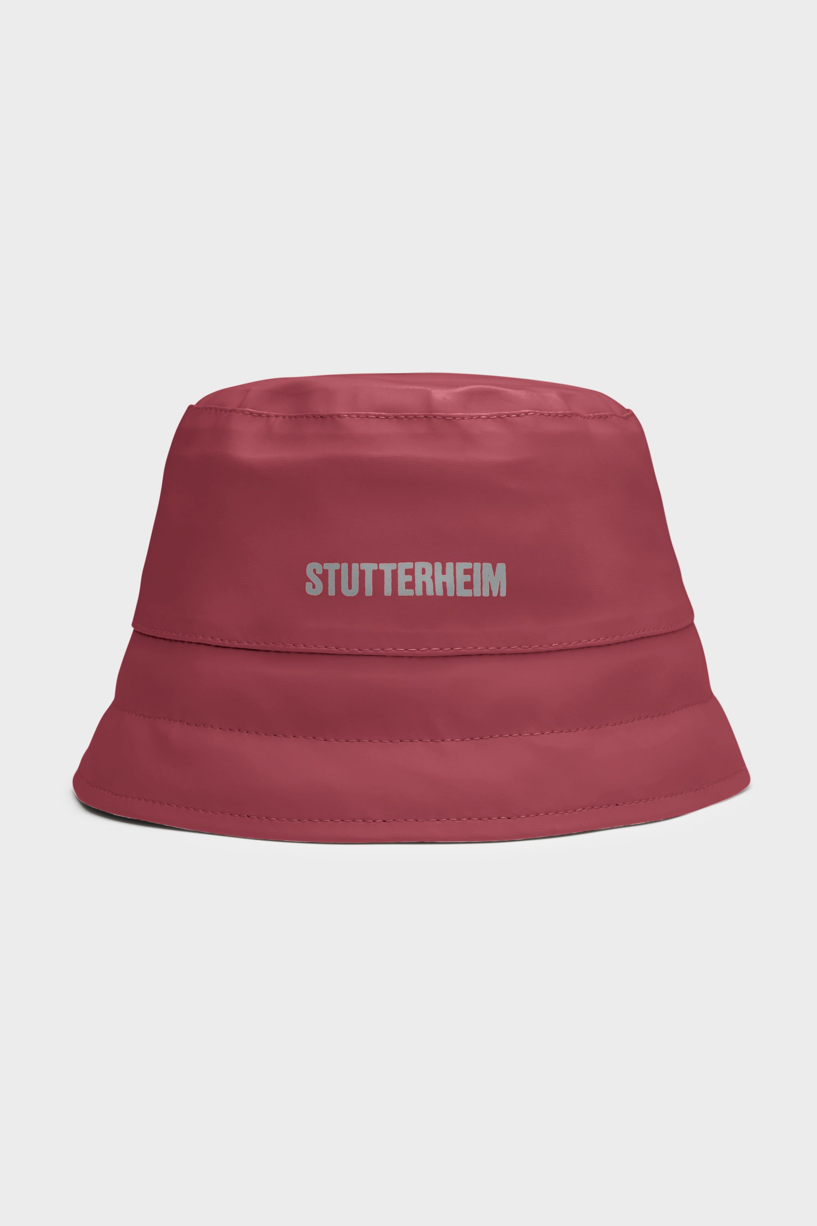 stutterheim skärholmen puffer bucket hat burgundy accessories hats-and-scarves bucket-hats