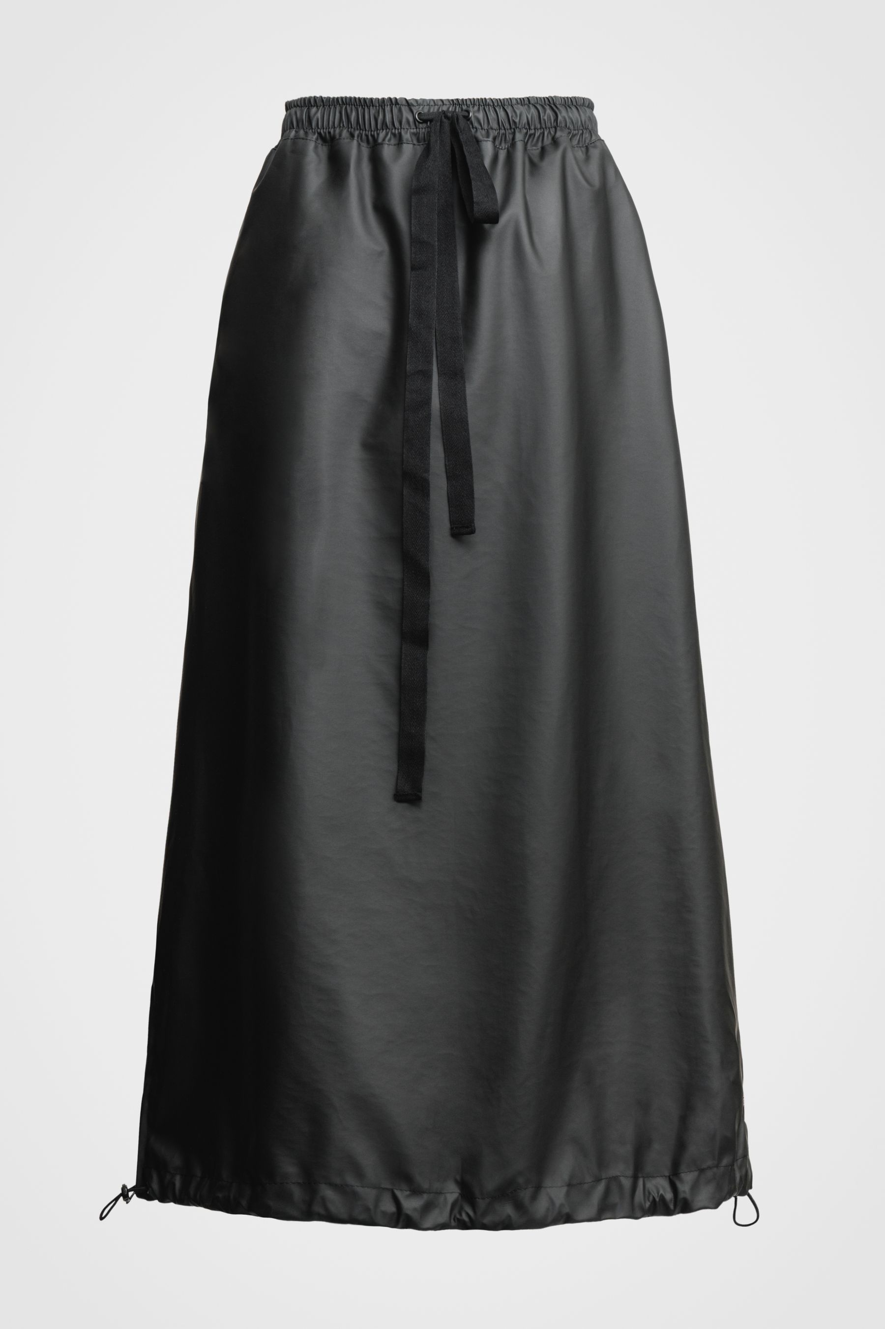 stutterheim skivarp lightweight skirt black women bottoms skirts