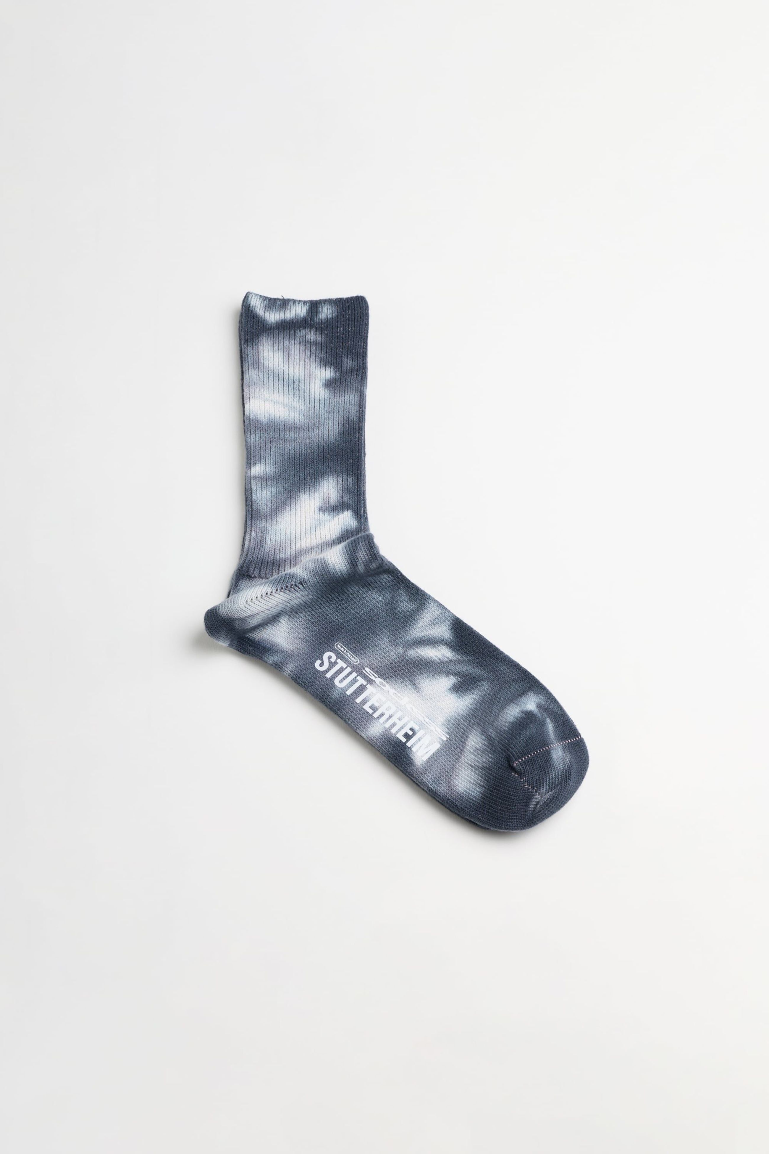 stutterheim socksss cloud-dye socks black collaborations