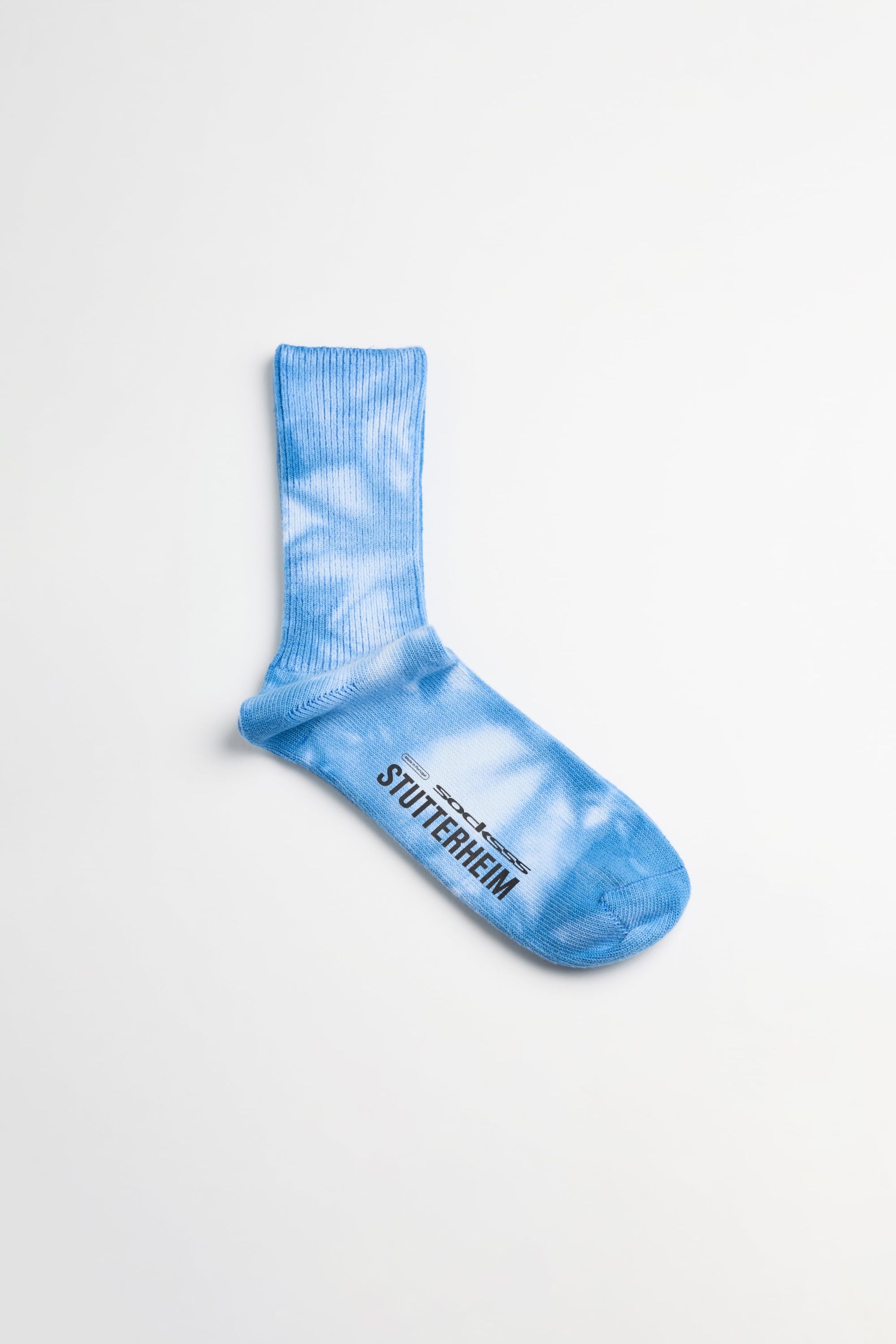stutterheim socksss cloud-dye socks blue sky collaborations