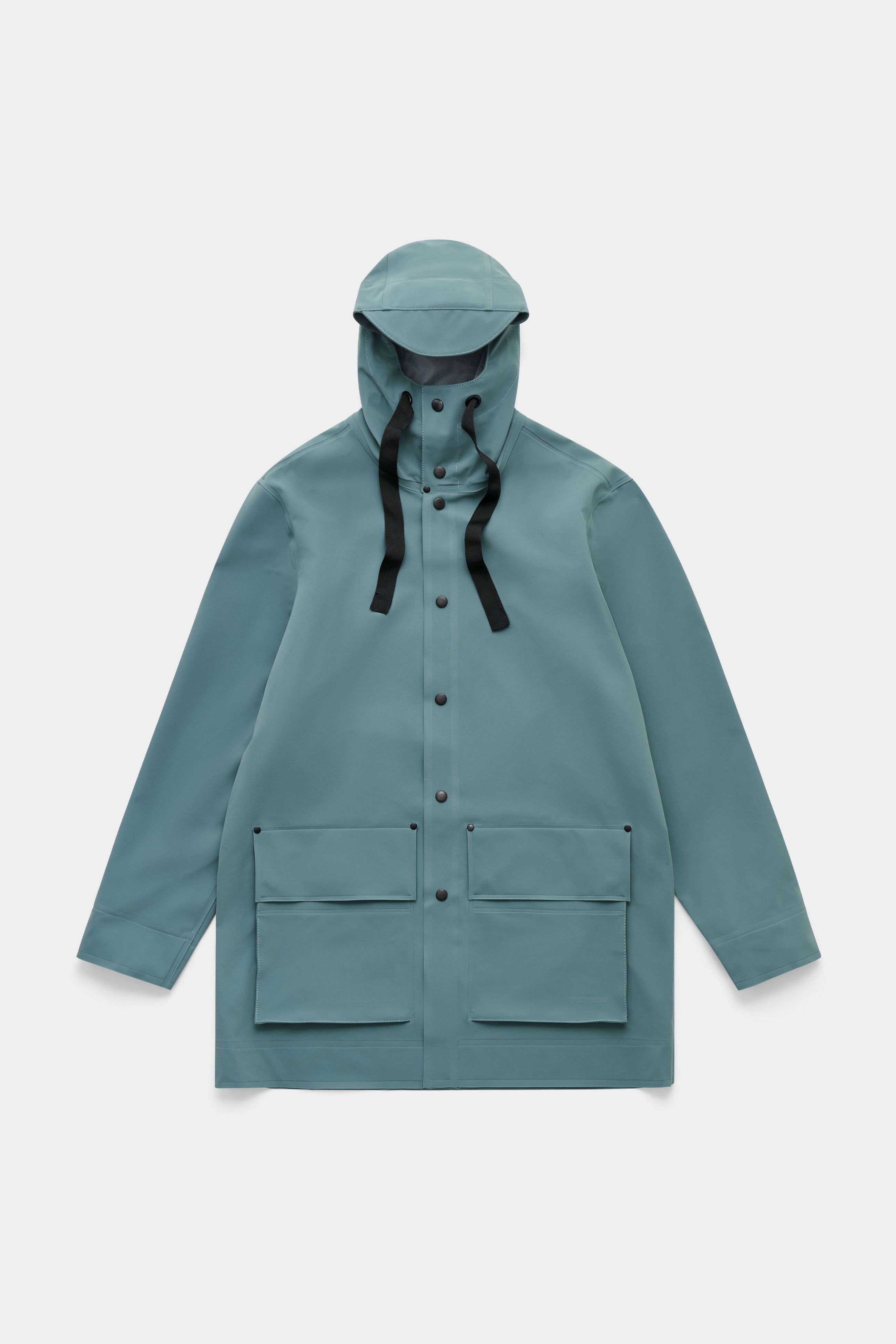 Stutterheim Stockholm 15 Raincoat In Gray