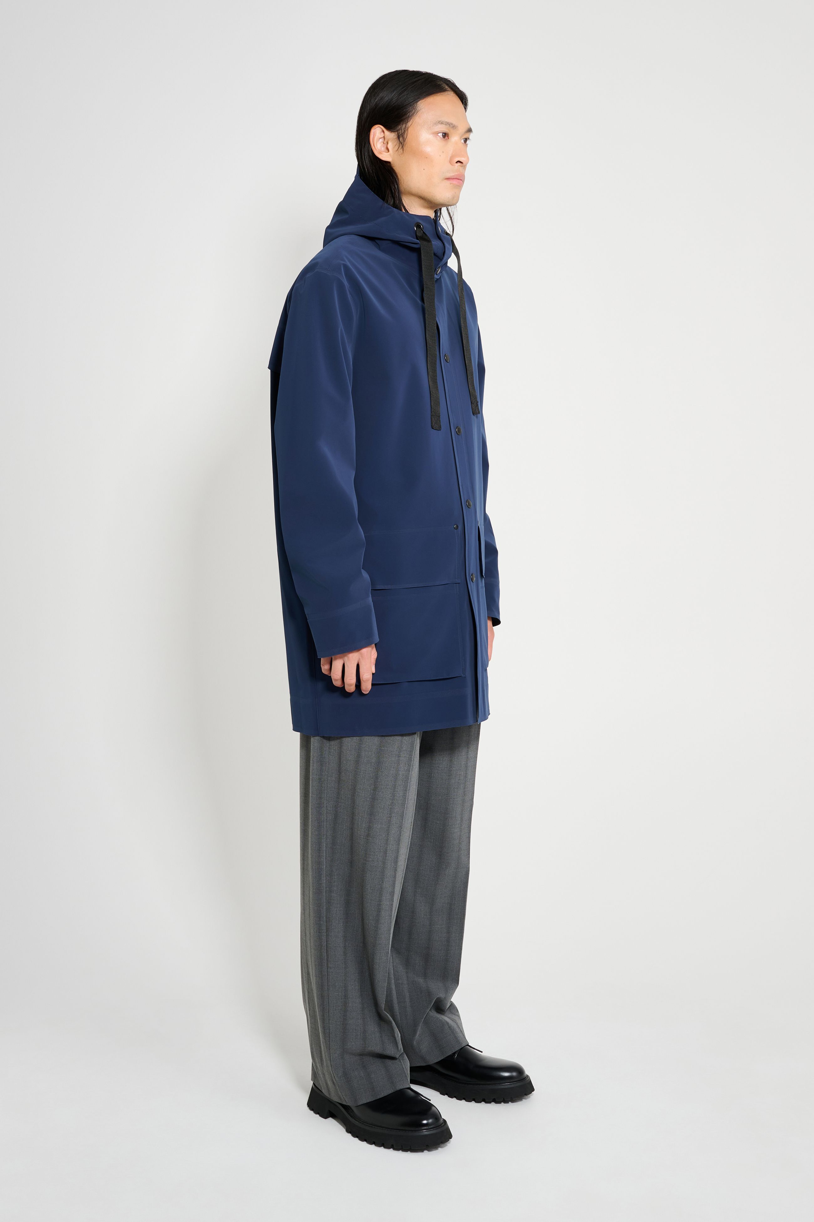 Stutterheim Stockholm 15 Raincoat In Blue
