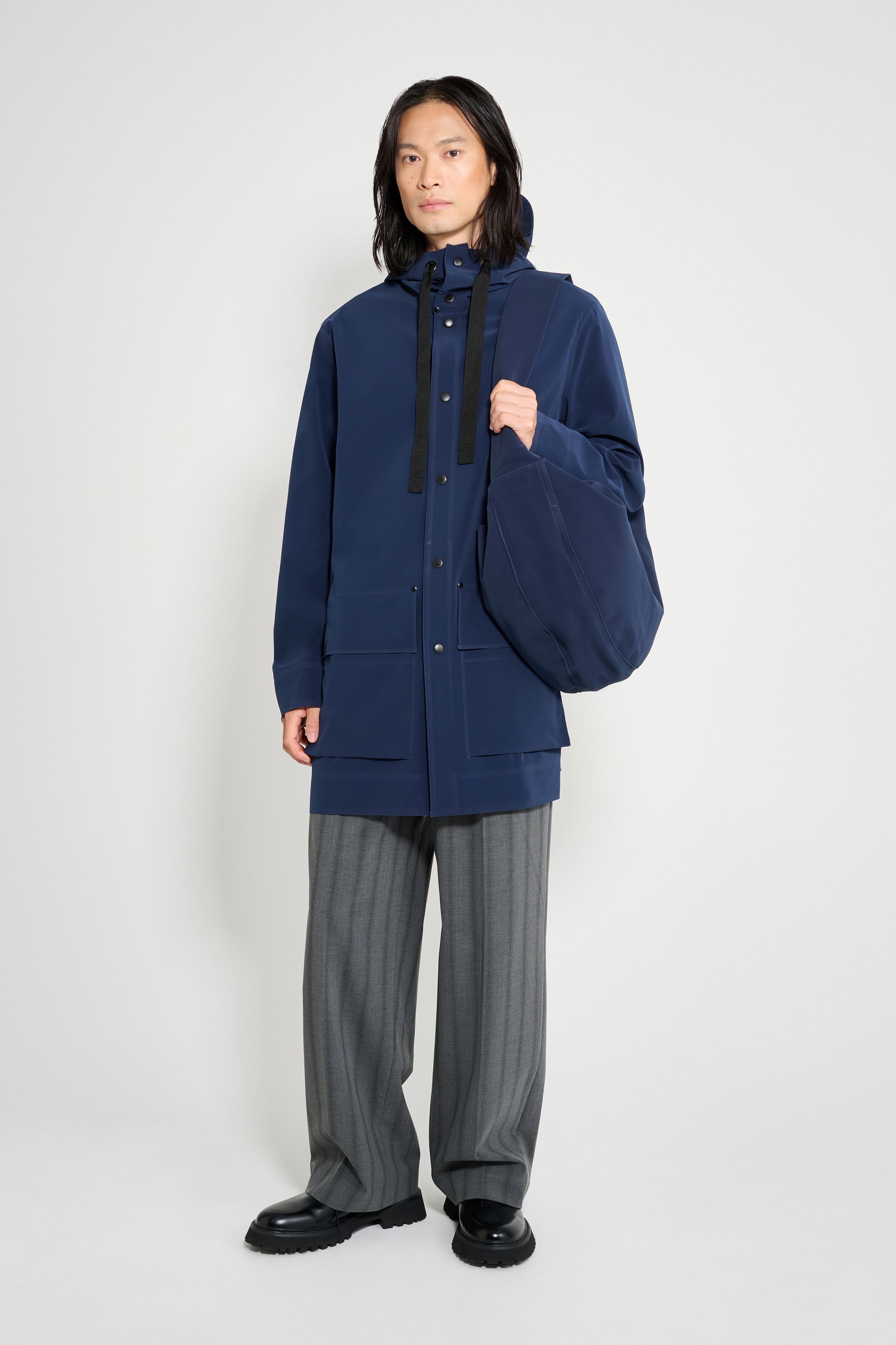 stutterheim stockholm 15 raincoat navy men jackets raincoats