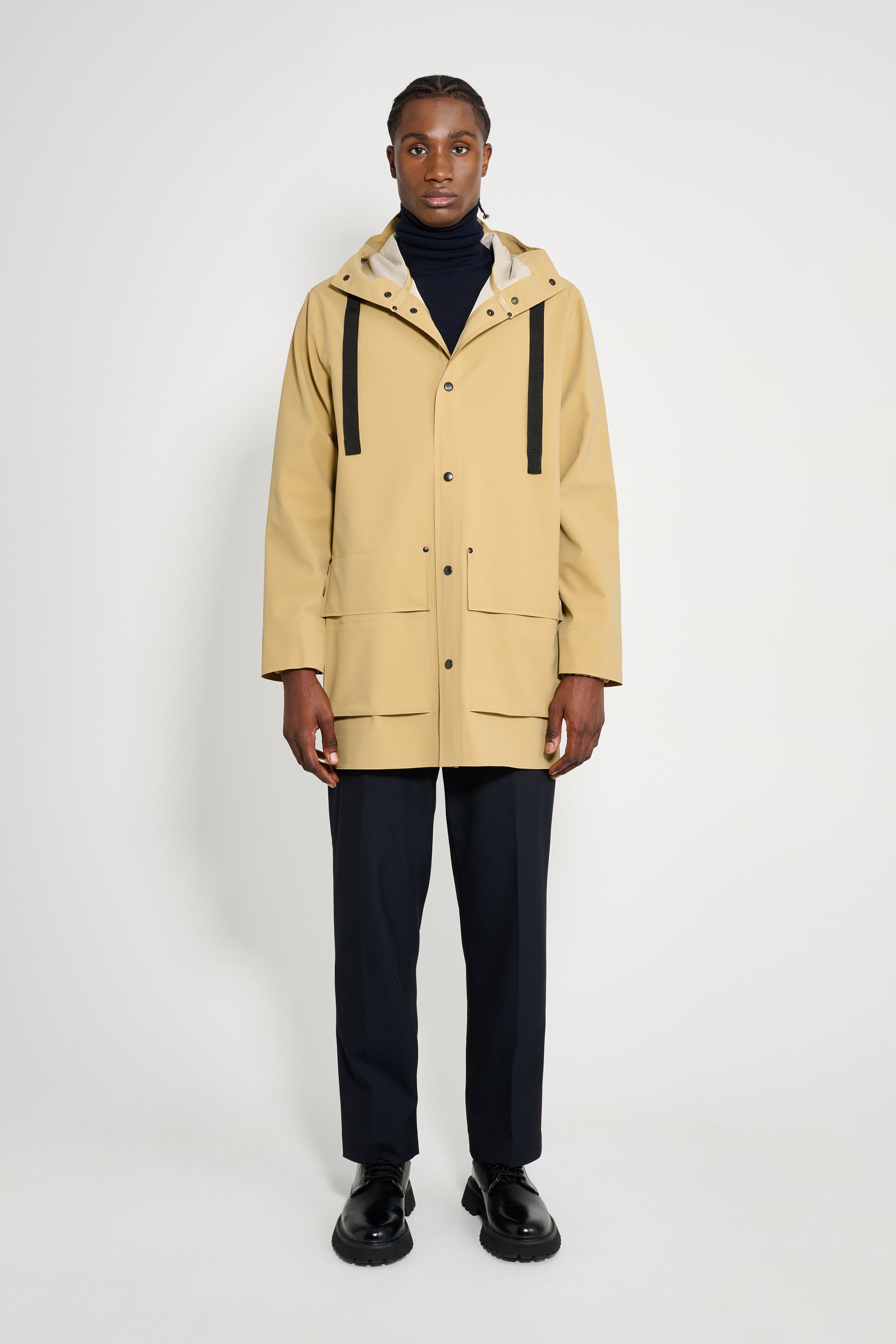 stutterheim stockholm 15 raincoat sand men jackets