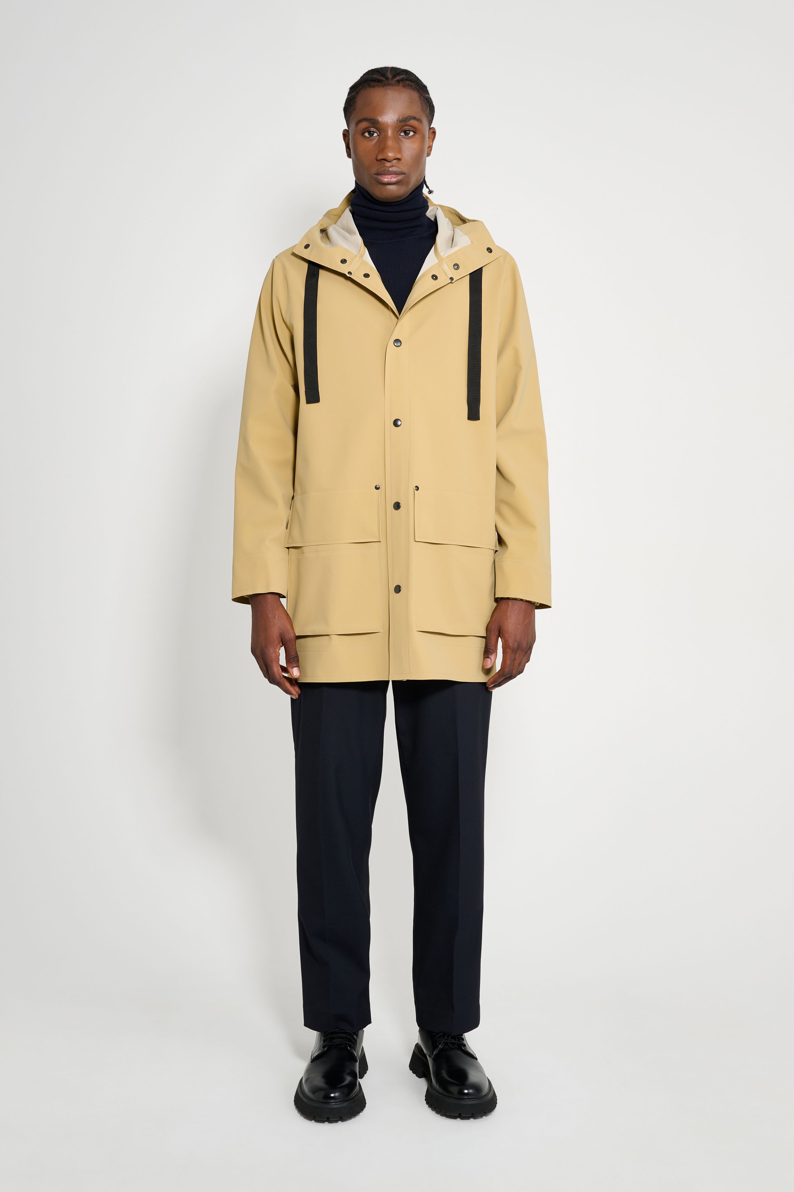 stutterheim stockholm 15 raincoat sand men jackets
