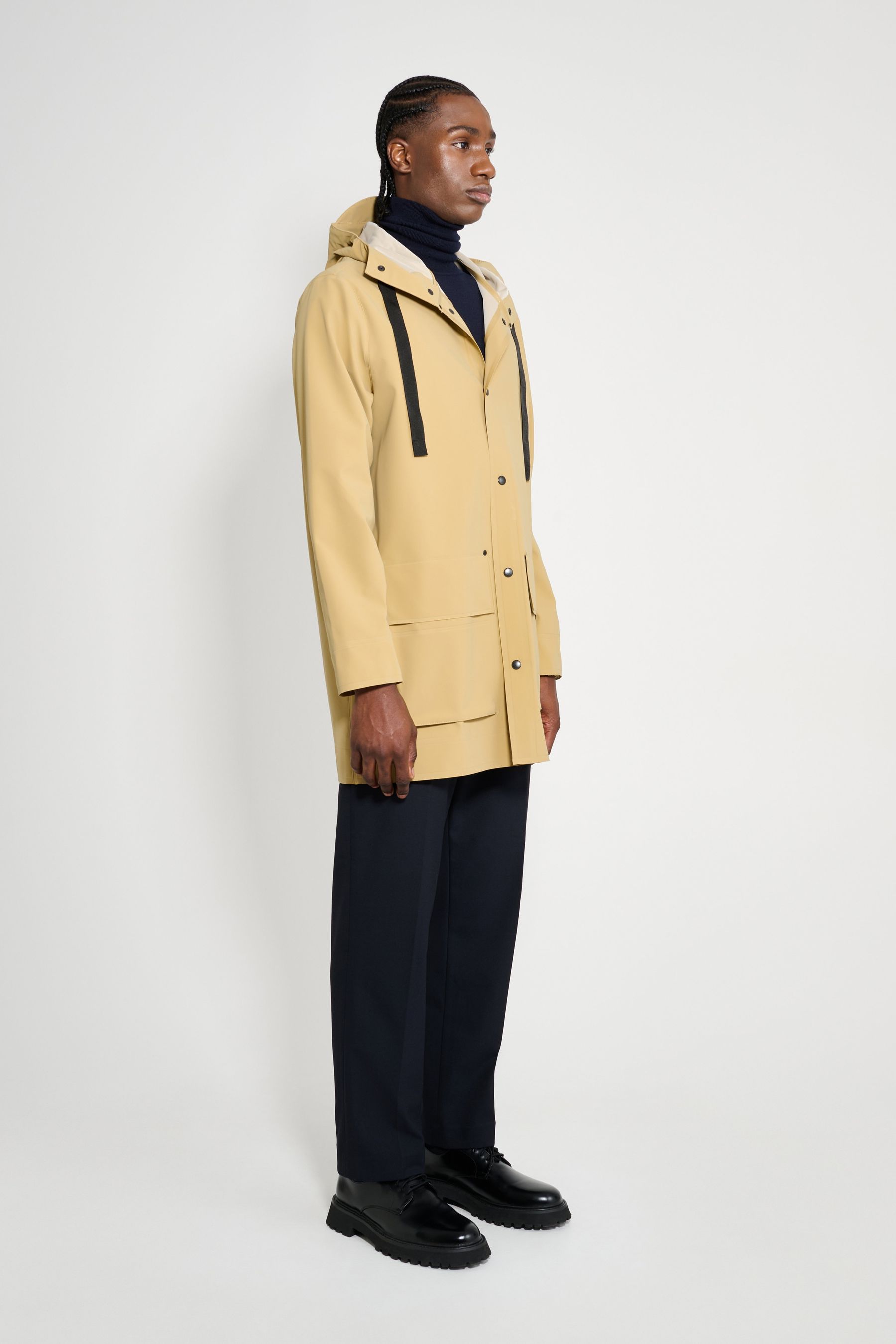 stutterheim stockholm 15 raincoat sand men jackets