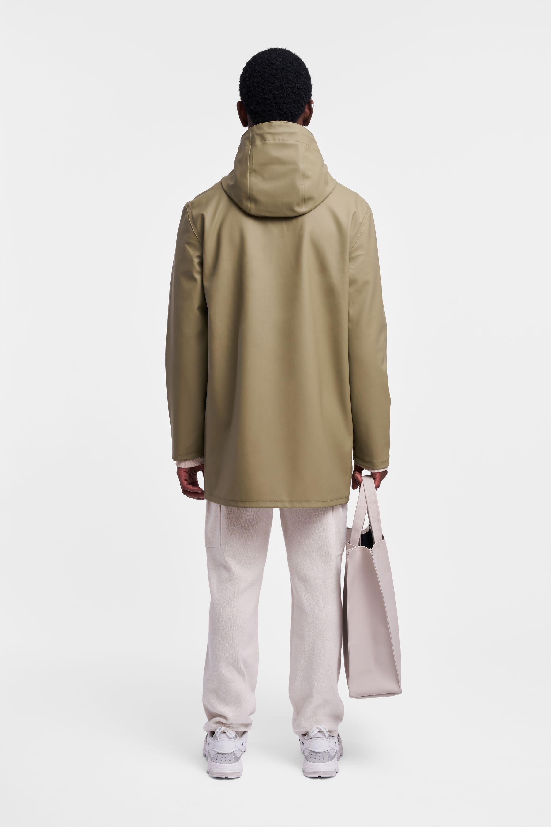 stutterheim stockholm raincoat aloe men jackets raincoats