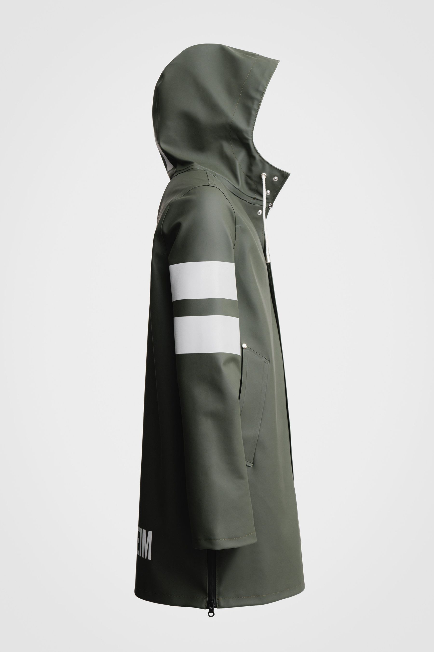 stutterheim stockholm bike raincoat green men jackets raincoats
