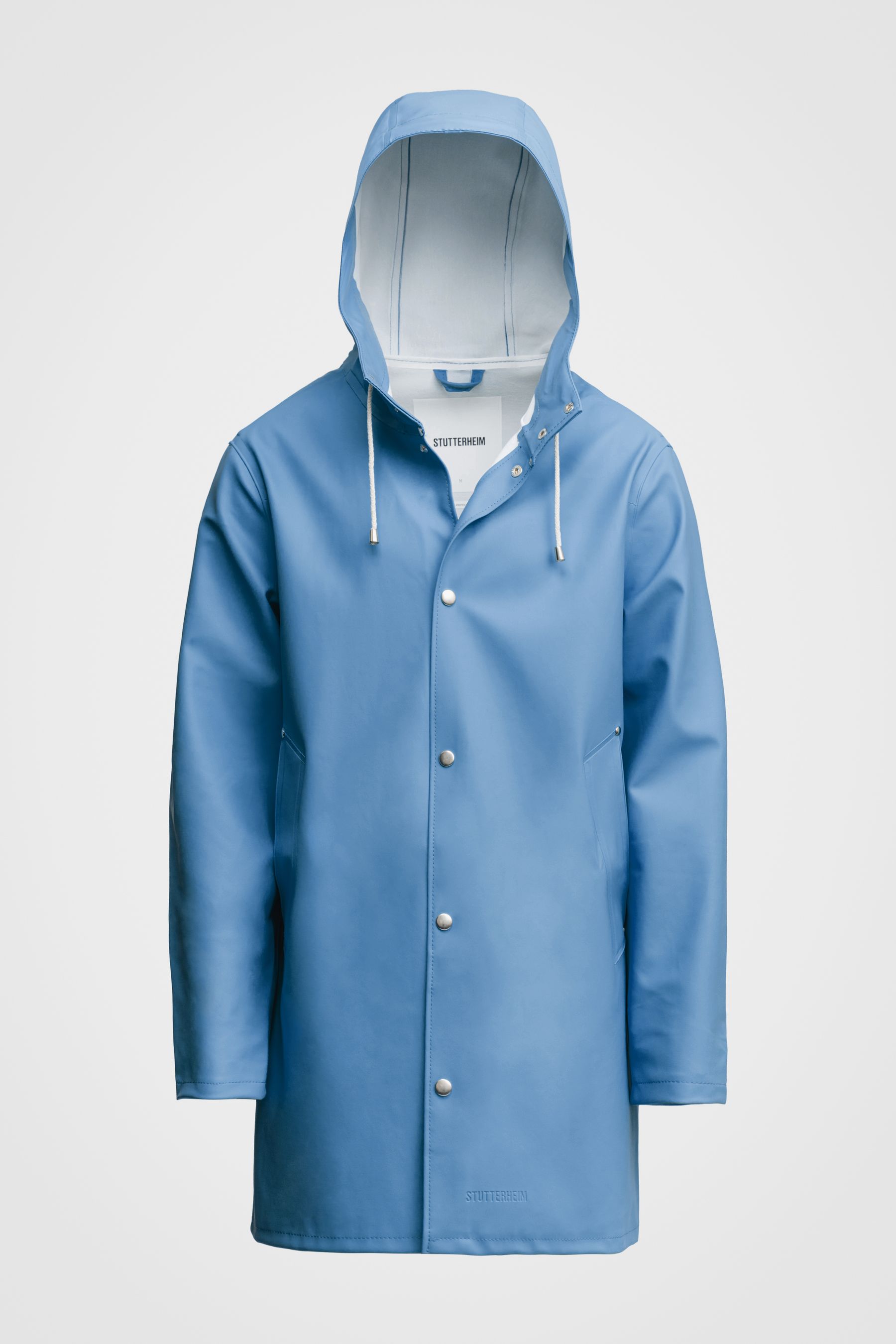 stutterheim stockholm raincoat blue moon men jackets