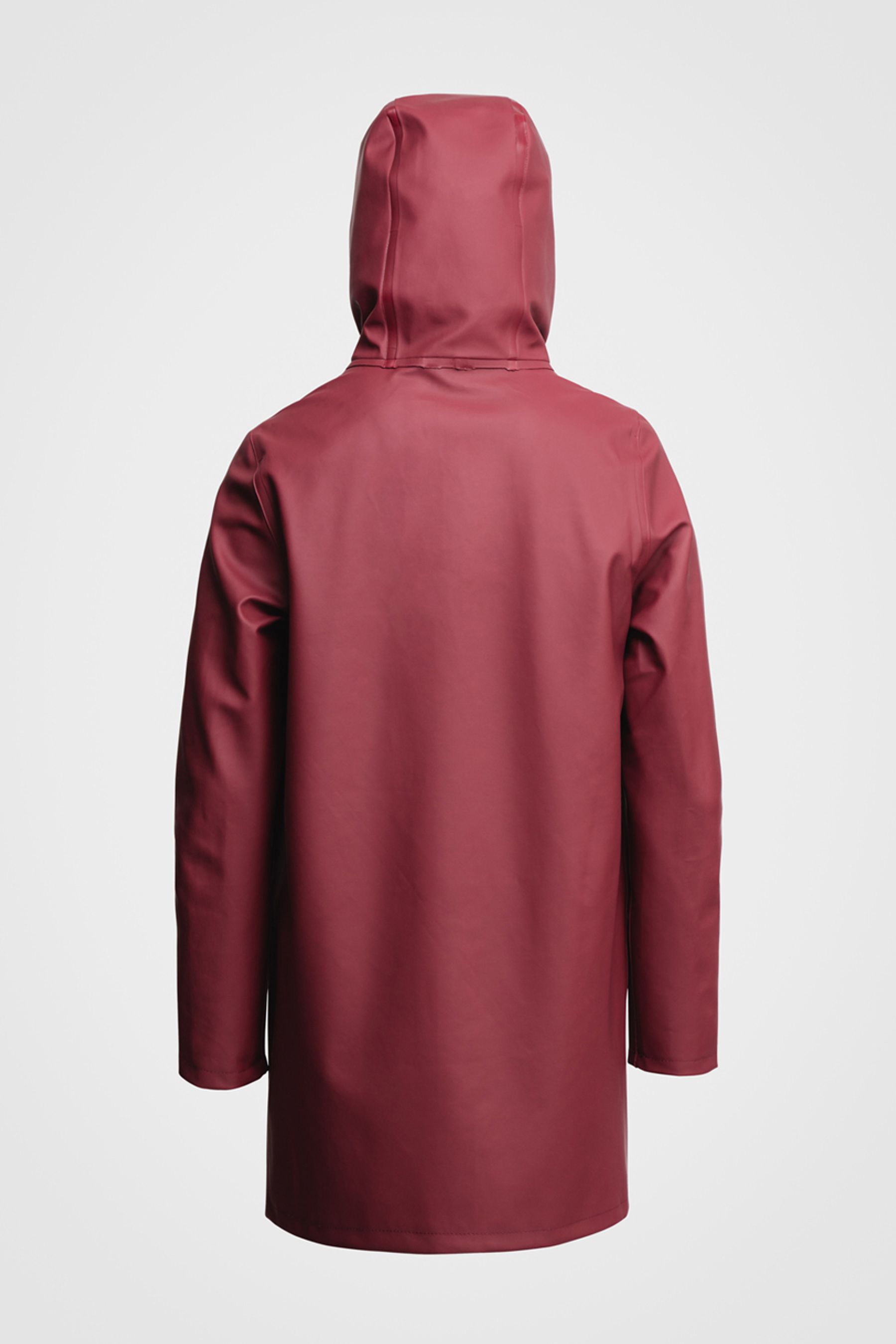 stutterheim stockholm raincoat burgundy men jackets raincoats