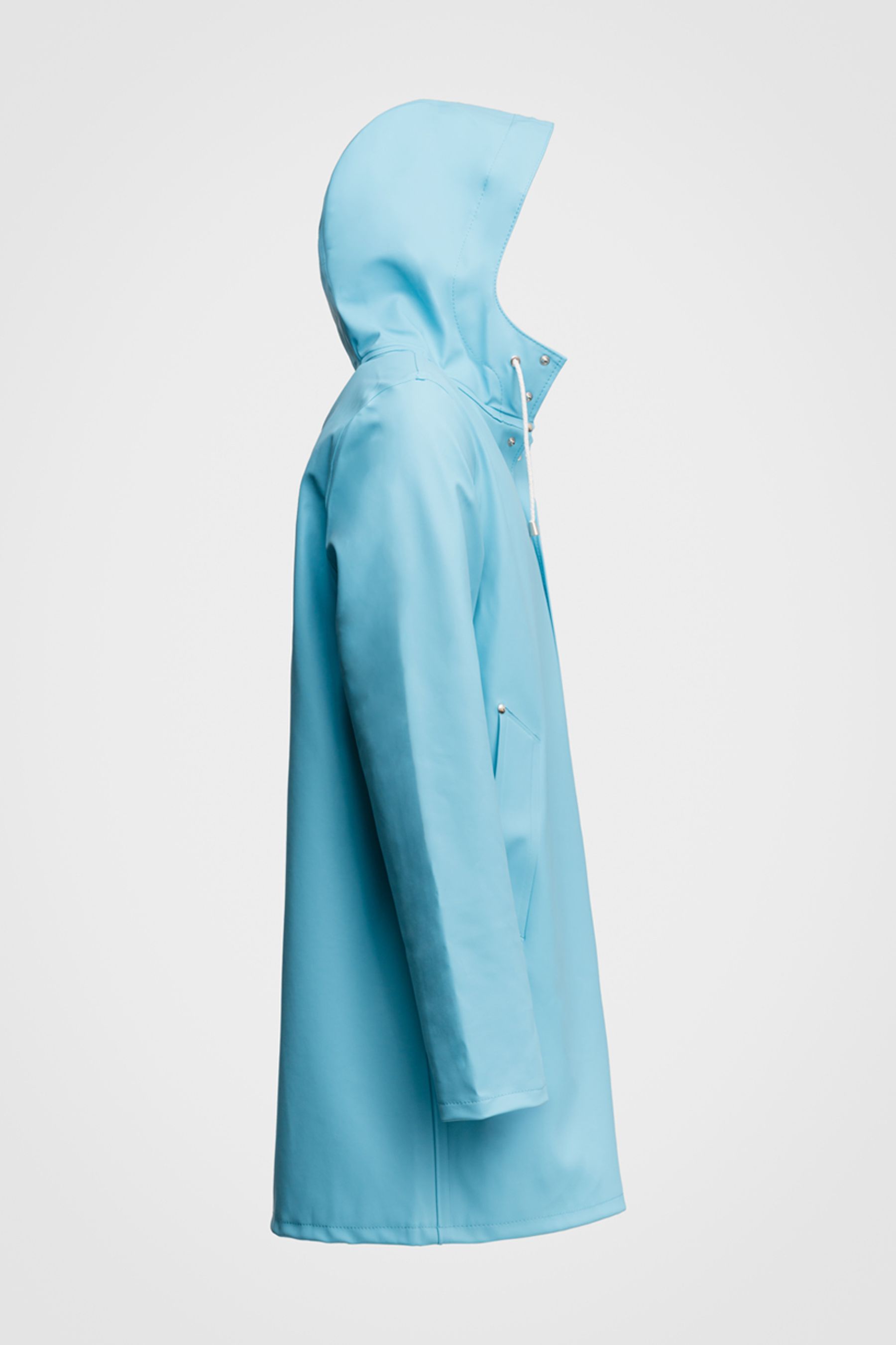 stutterheim stockholm raincoat delphinium blue men jackets raincoats