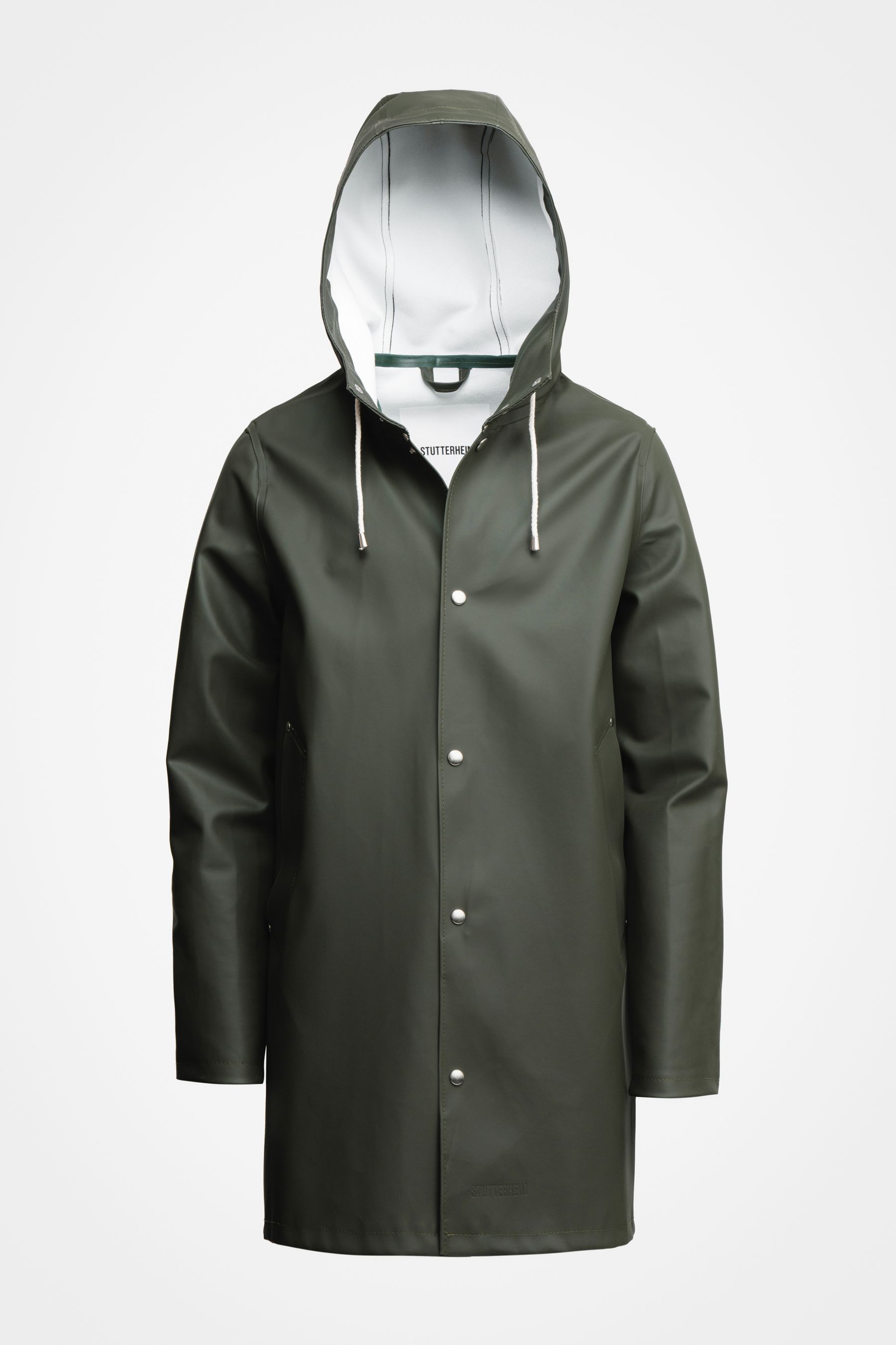 stutterheim stockholm raincoat green men jackets raincoats