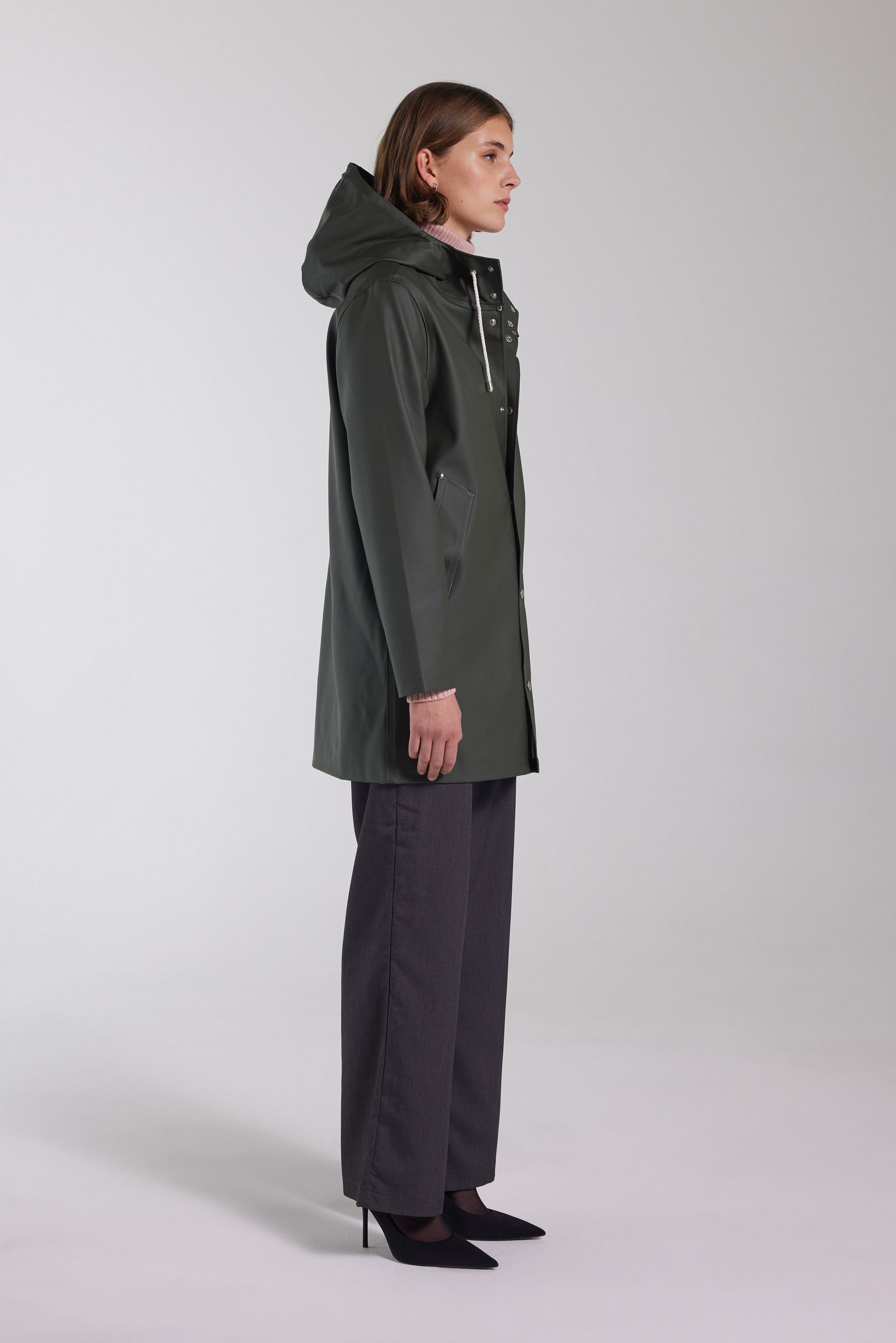 stutterheim stockholm raincoat green men jackets raincoats