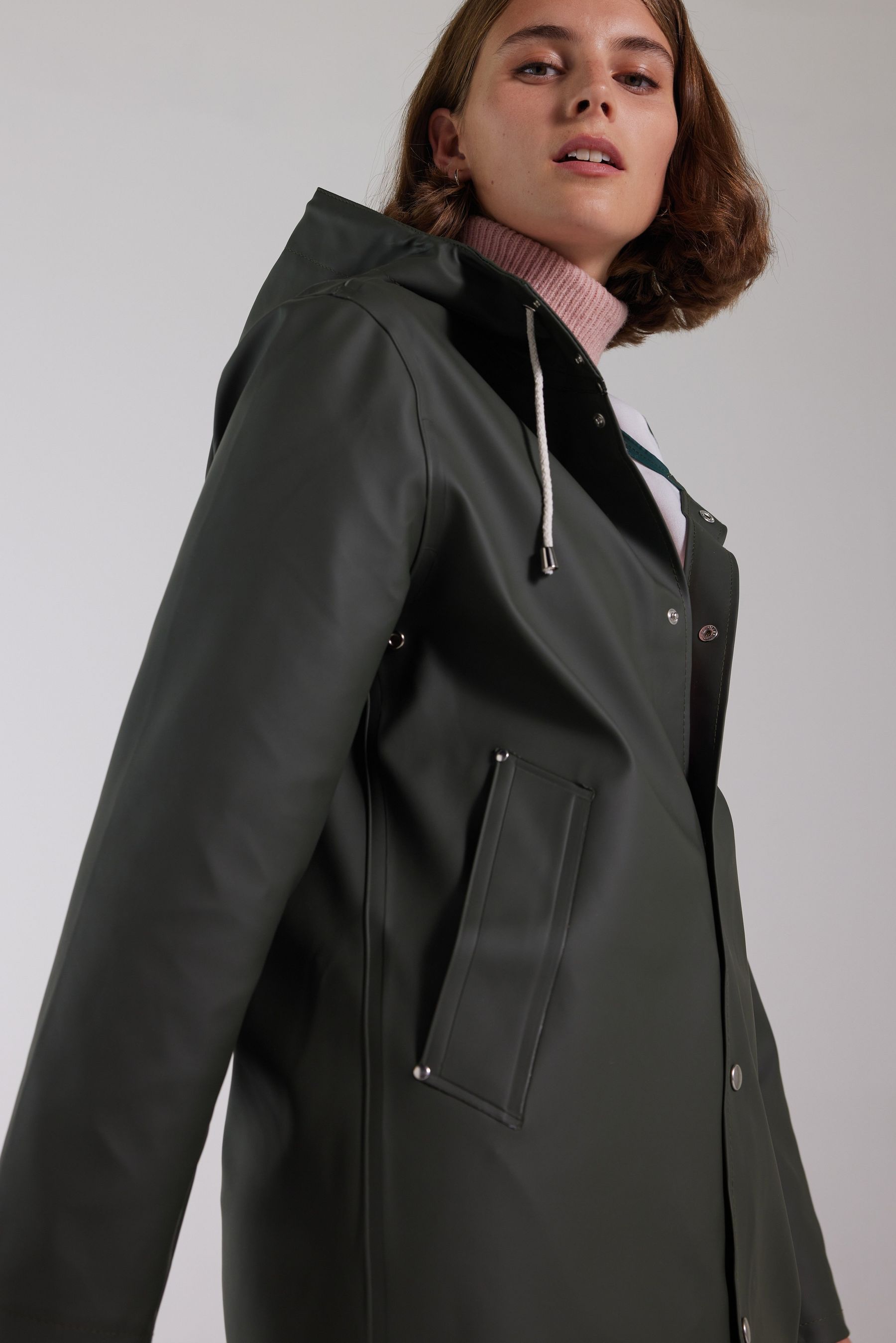 stutterheim stockholm raincoat green men jackets raincoats