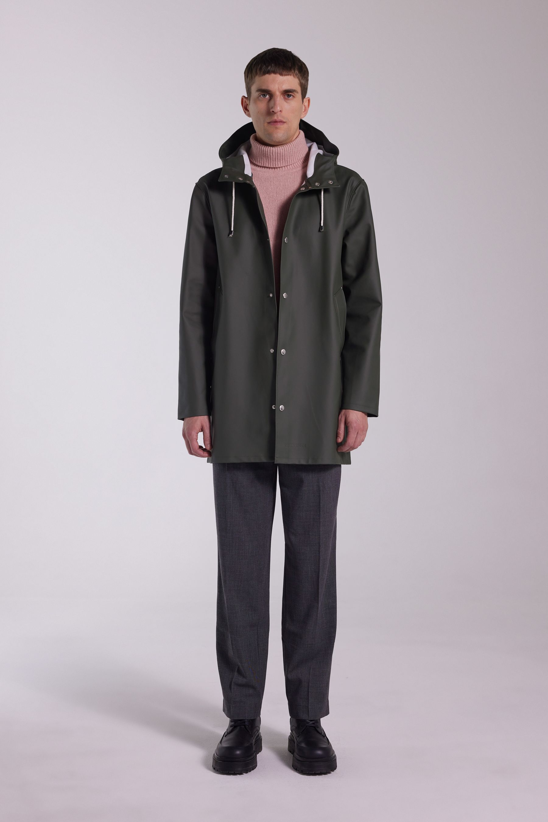 stutterheim stockholm raincoat green men jackets raincoats