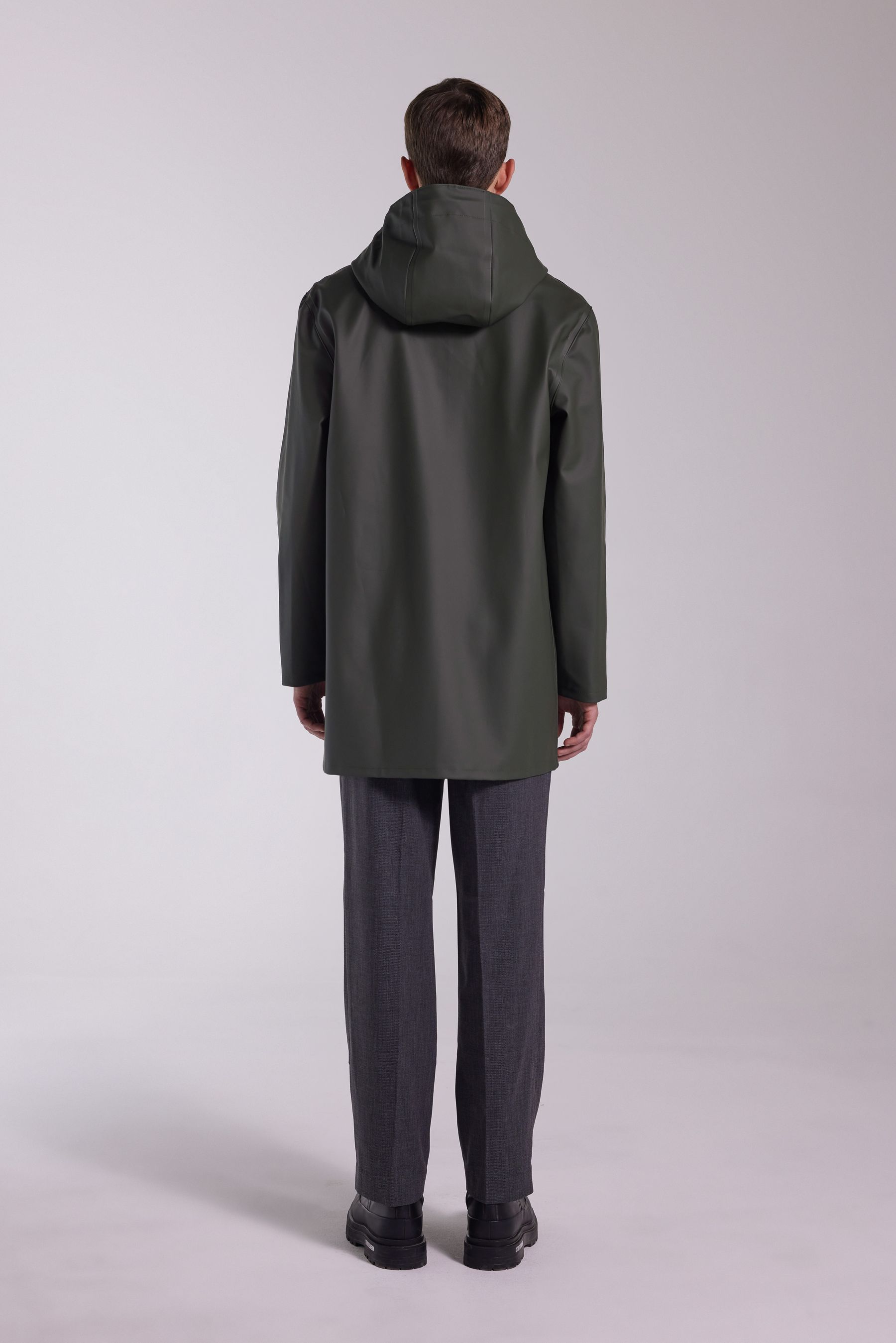 stutterheim stockholm raincoat green men jackets raincoats