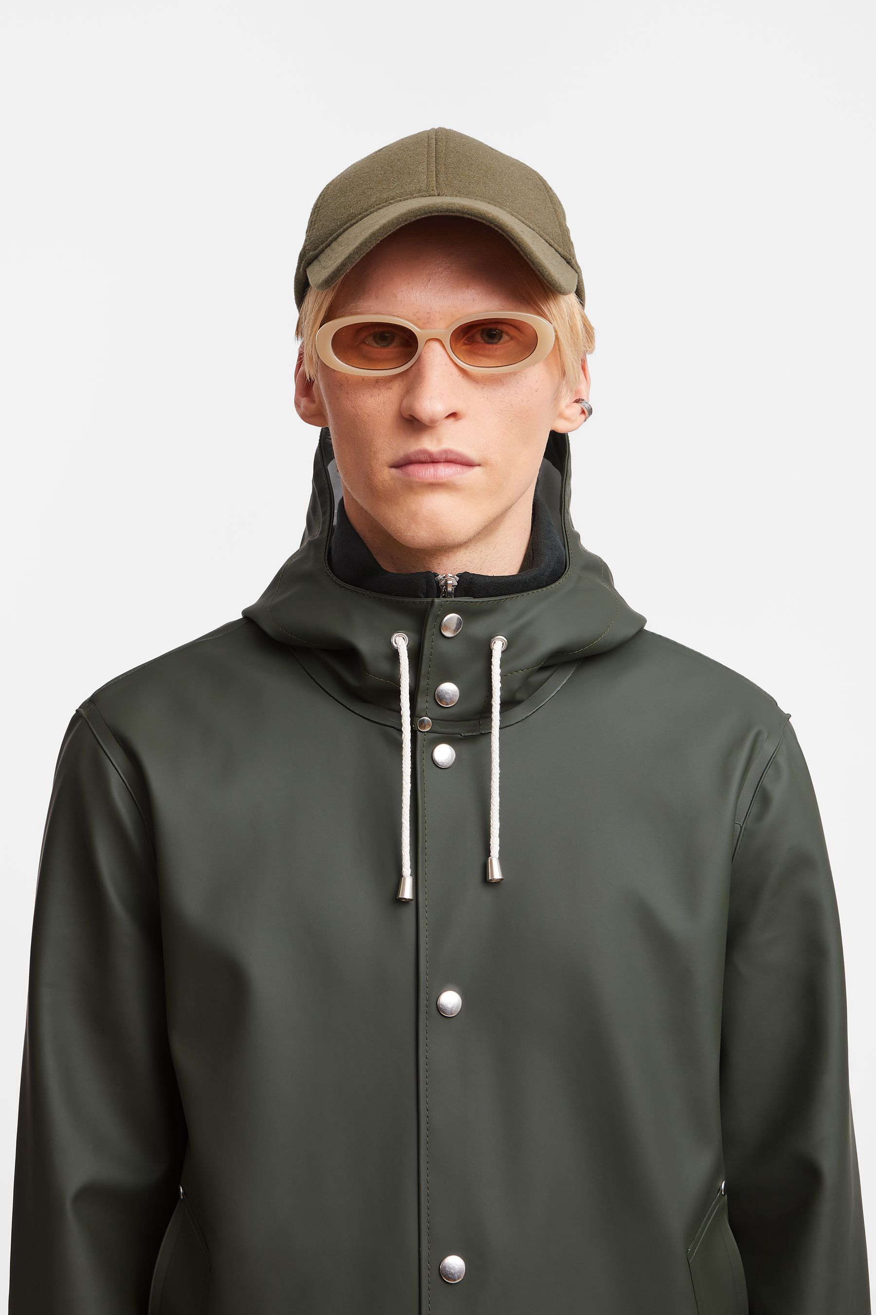 stutterheim stockholm raincoat green men jackets raincoats