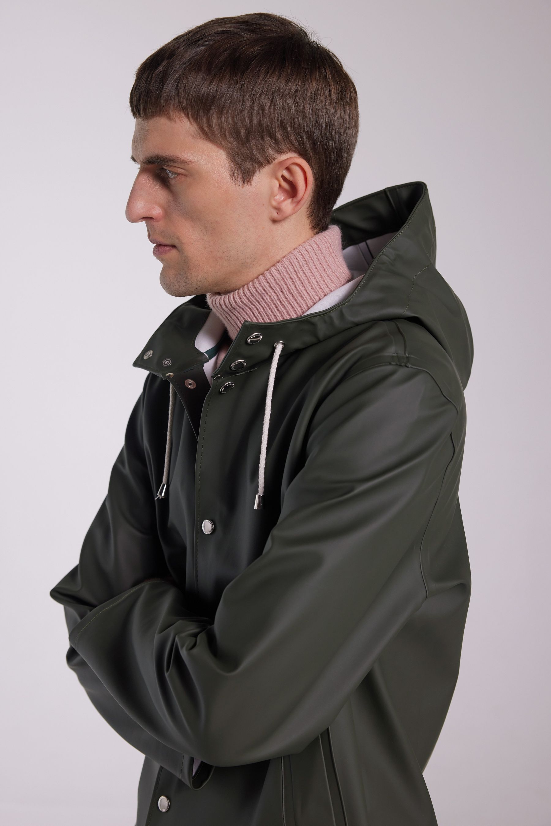 stutterheim stockholm raincoat green men jackets raincoats