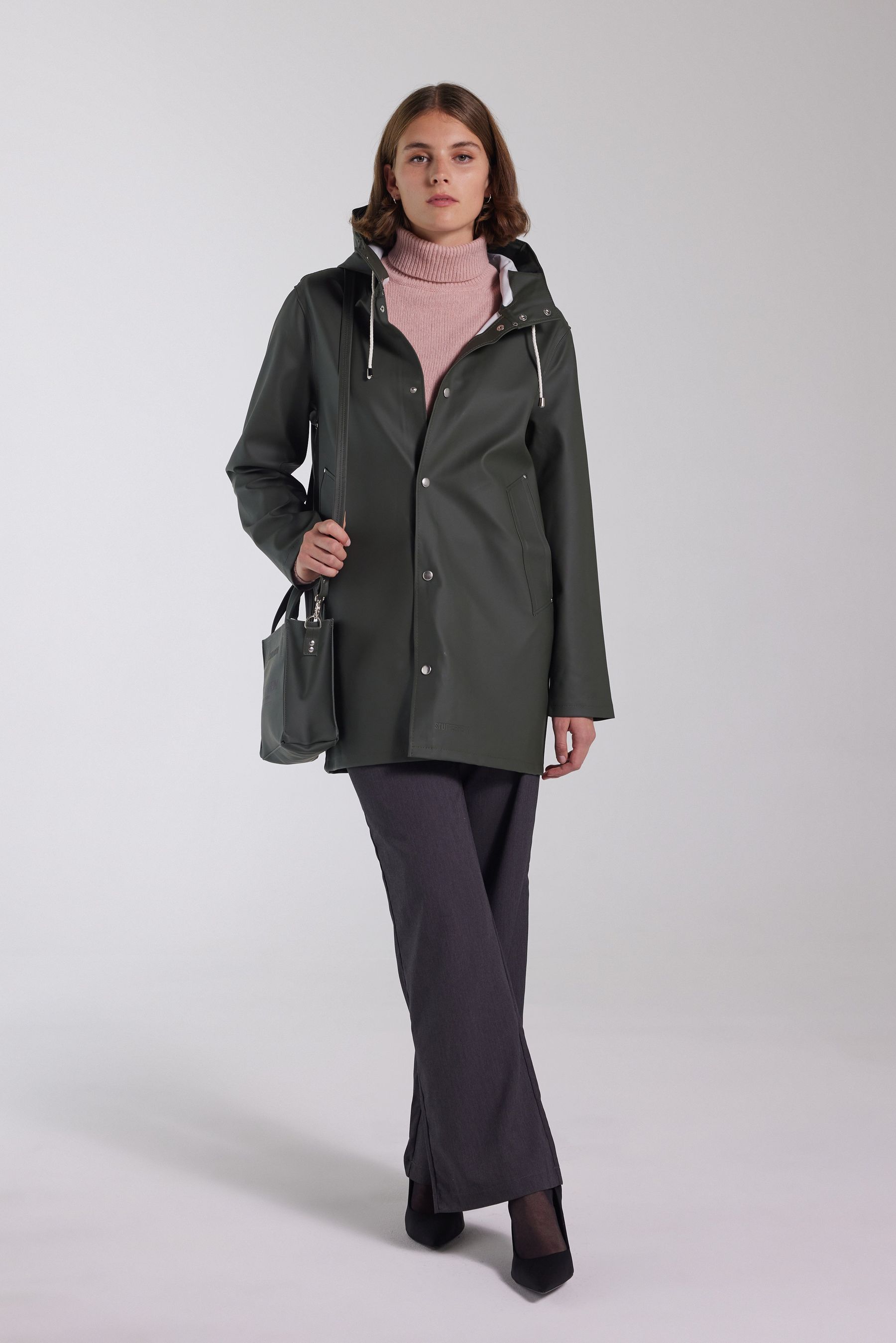 stutterheim stockholm raincoat green men jackets raincoats