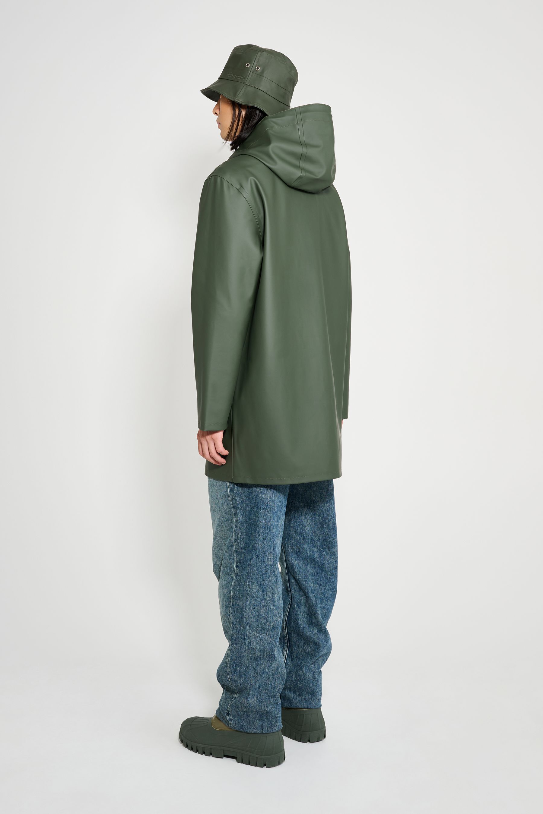 stutterheim stockholm raincoat green men jackets raincoats