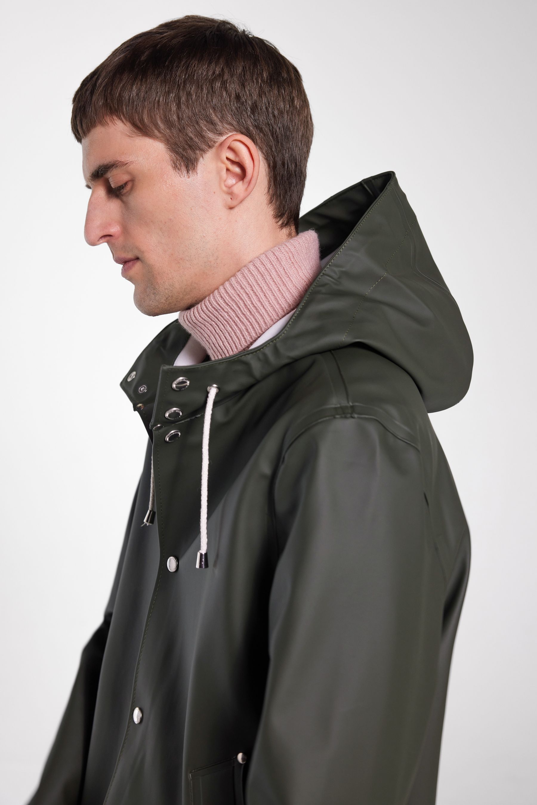 stutterheim stockholm raincoat green men jackets raincoats