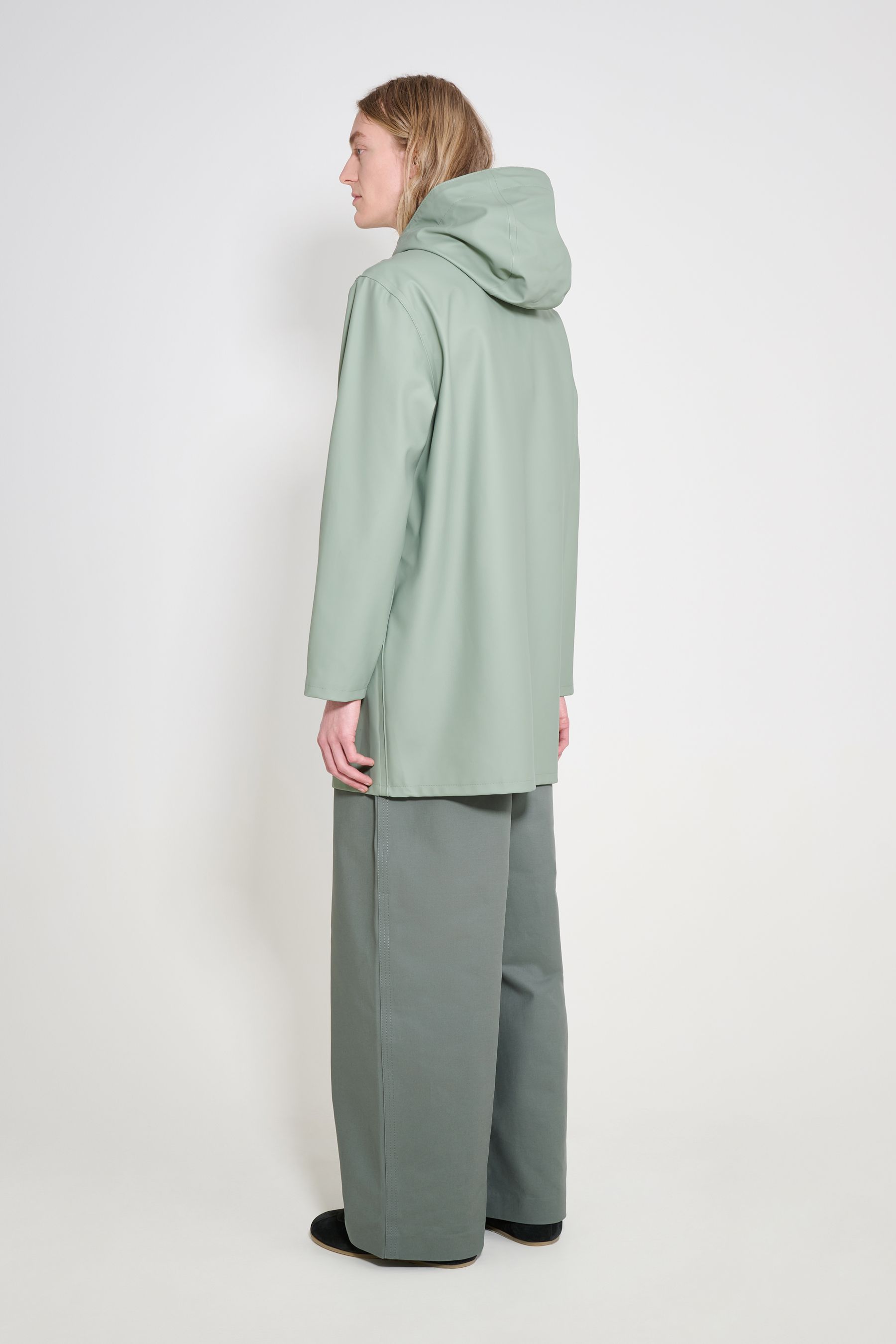 stutterheim stockholm raincoat khaki green men jackets