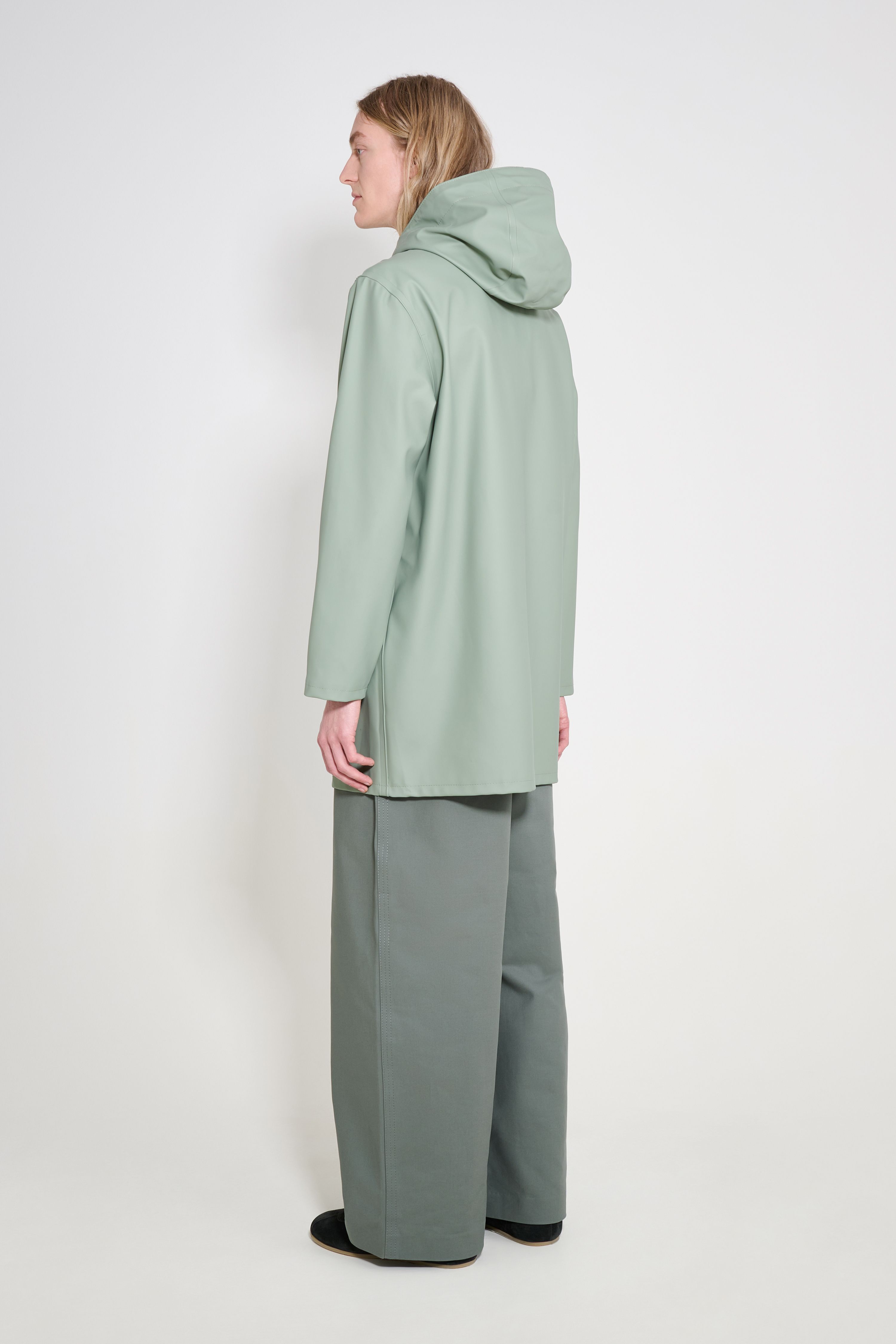 Stockholm Original Raincoat Khaki Green | STUTTERHEIM US