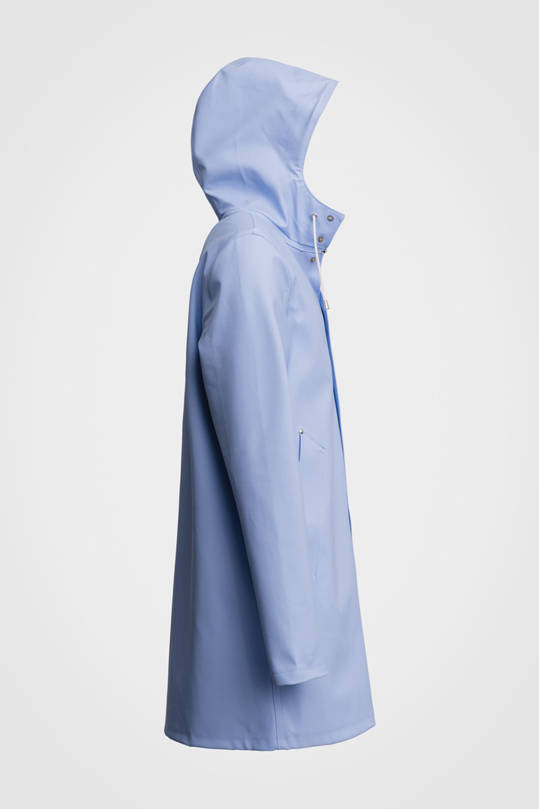 stutterheim stockholm raincoat light blue men jackets raincoats