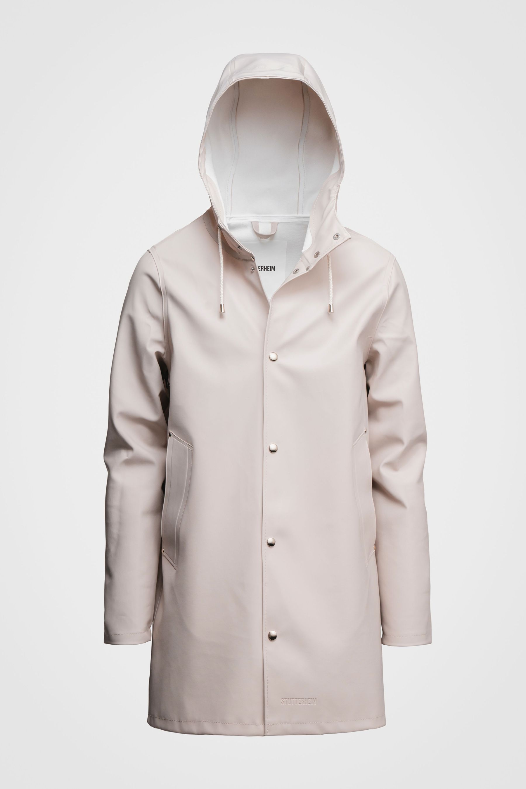 stutterheim stockholm raincoat light sand men jackets raincoats