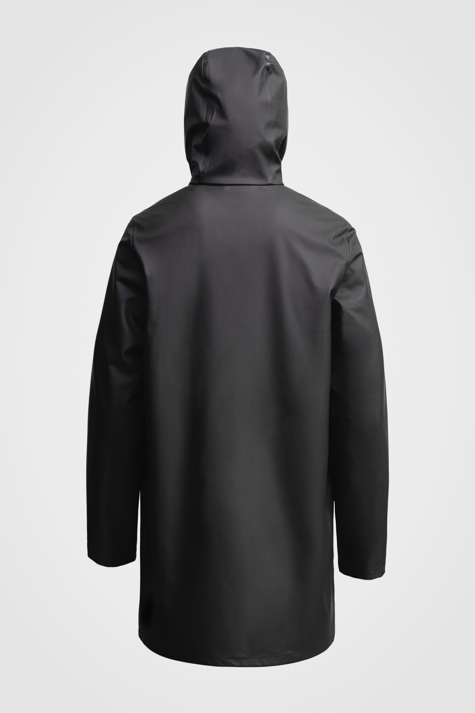 stutterheim stockholm lightweight raincoat black men jackets raincoats