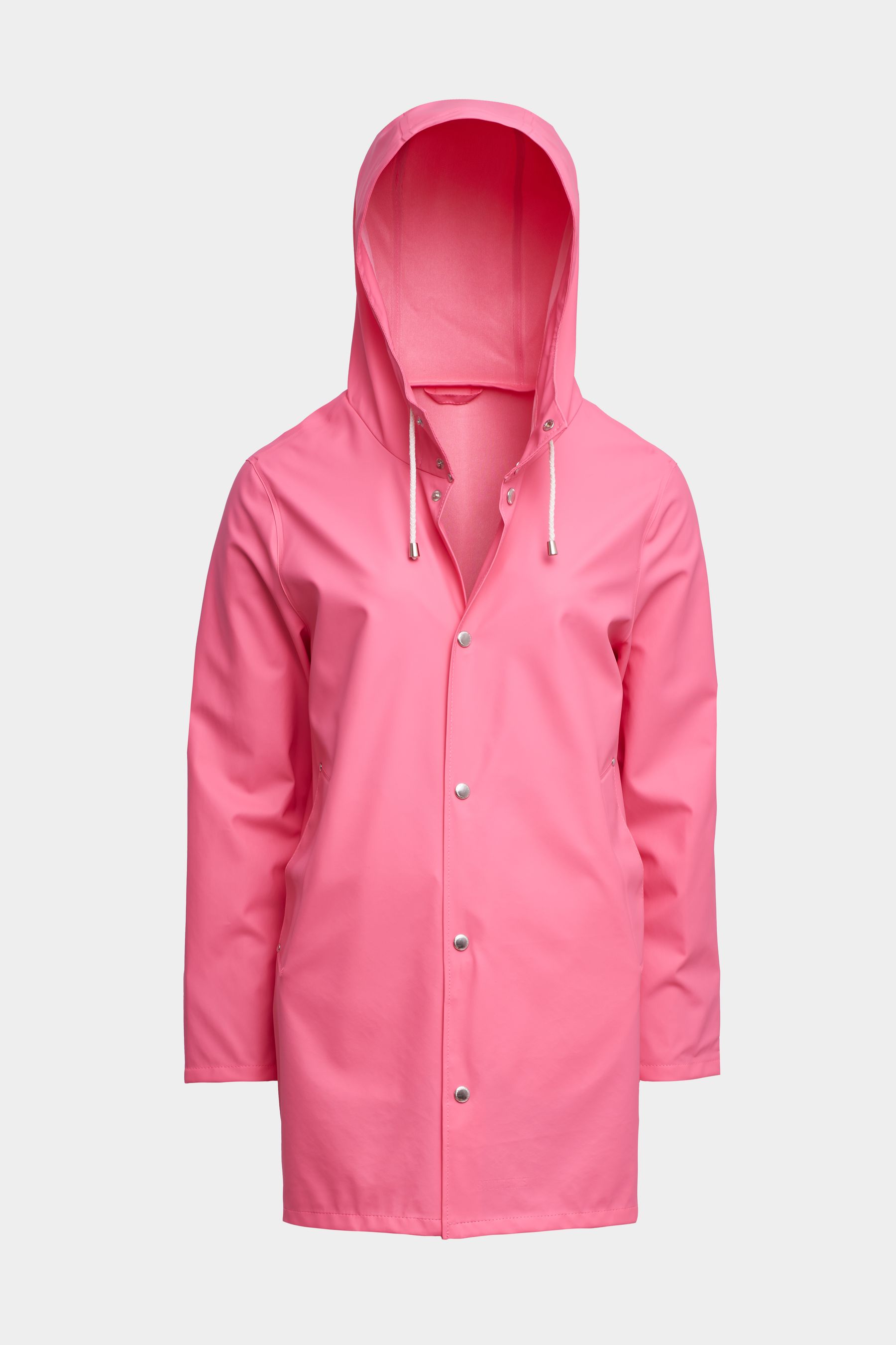 stutterheim stockholm lightweight raincoat bubblegum men jackets raincoats