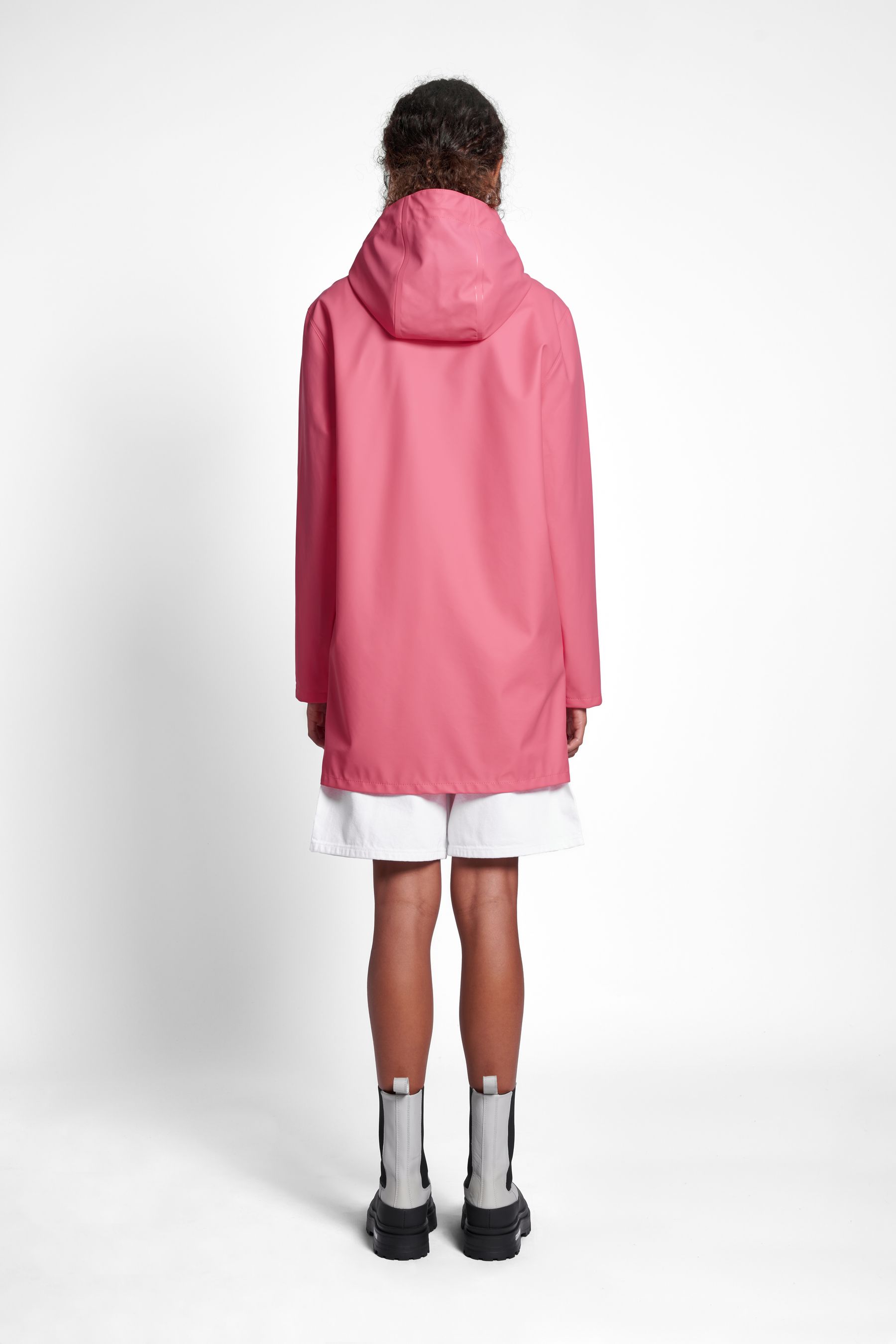 stutterheim stockholm lightweight raincoat bubblegum men jackets raincoats