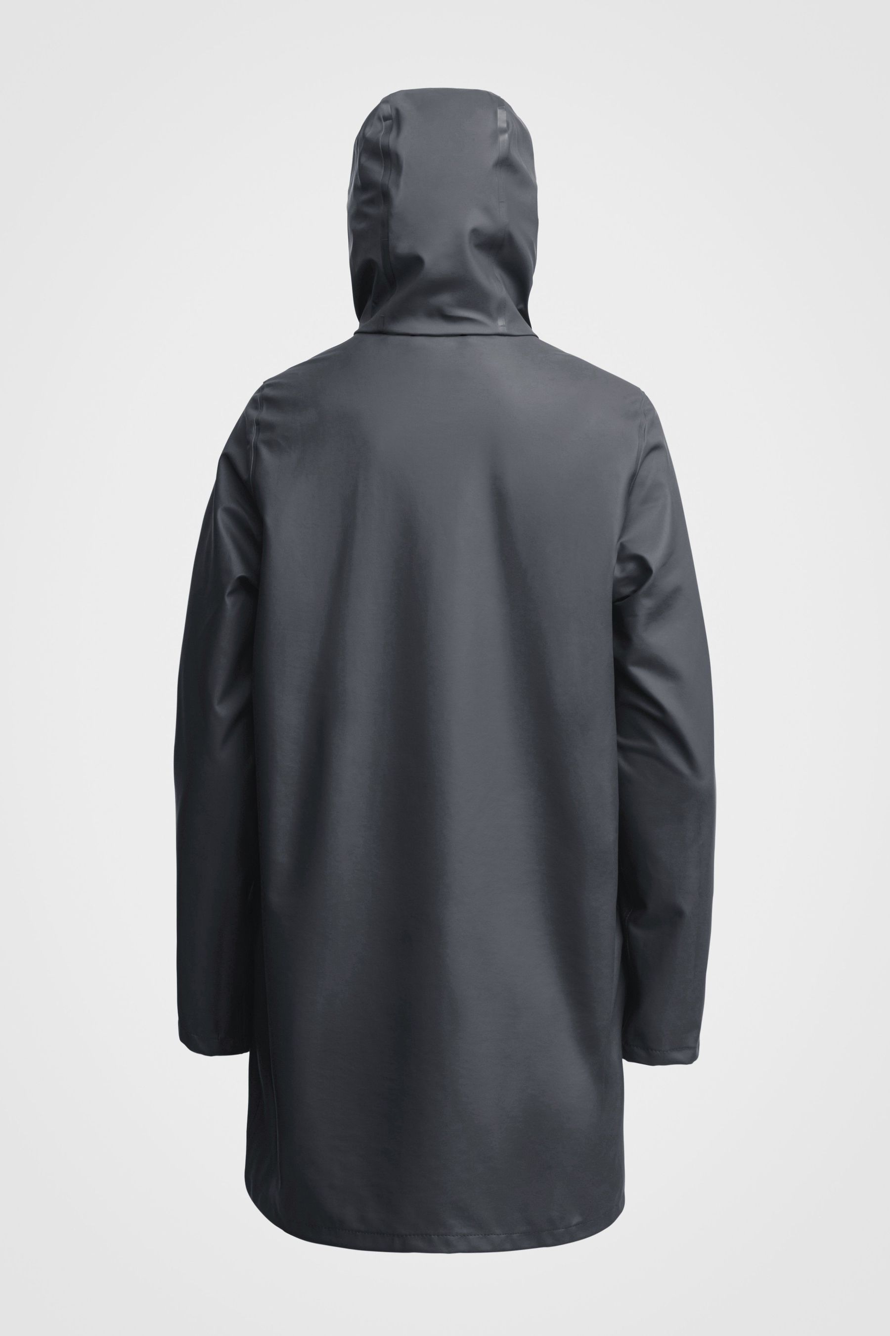 stutterheim stockholm lightweight raincoat charcoal men jackets raincoats