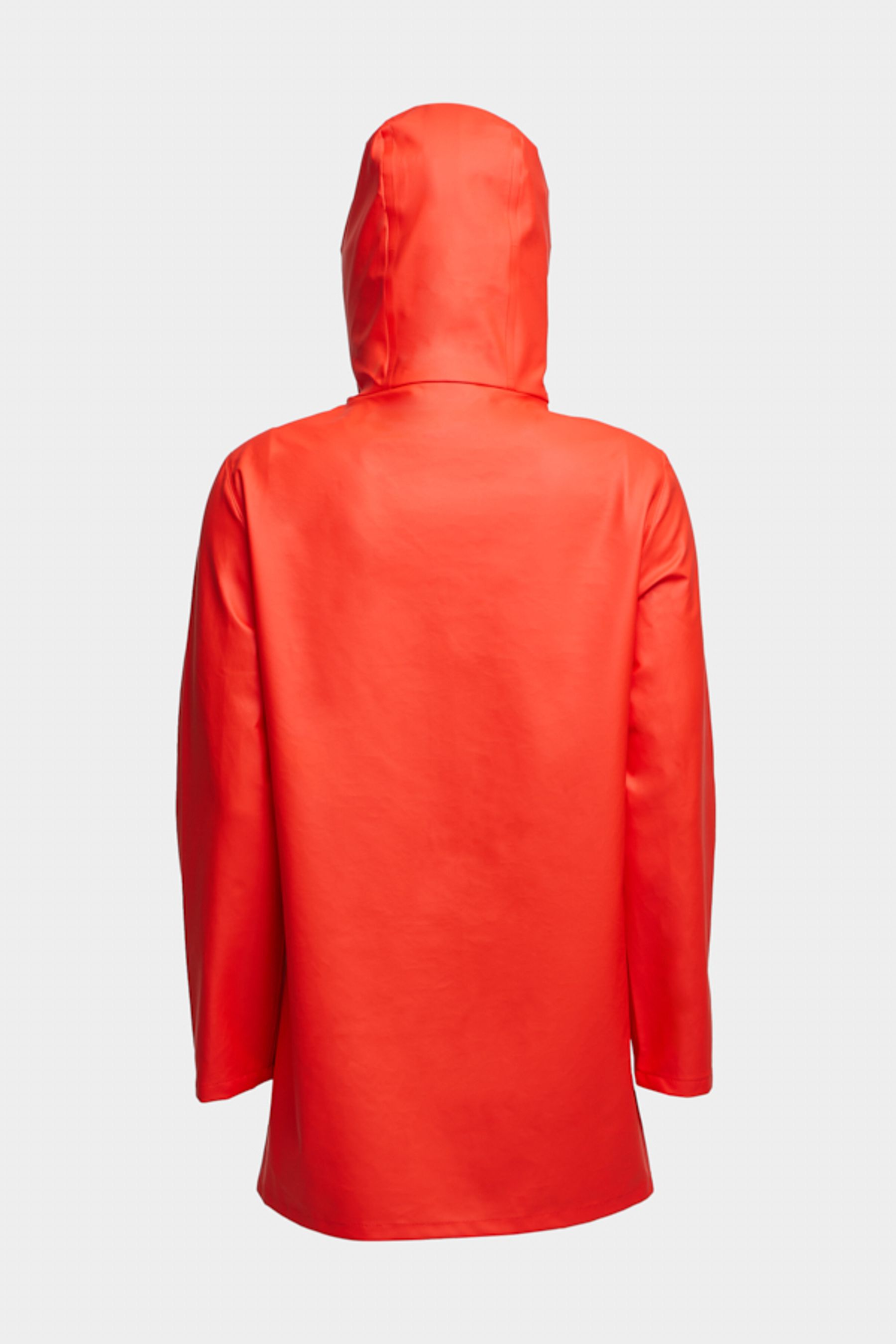 stutterheim stockholm lightweight raincoat fade red men jackets raincoats