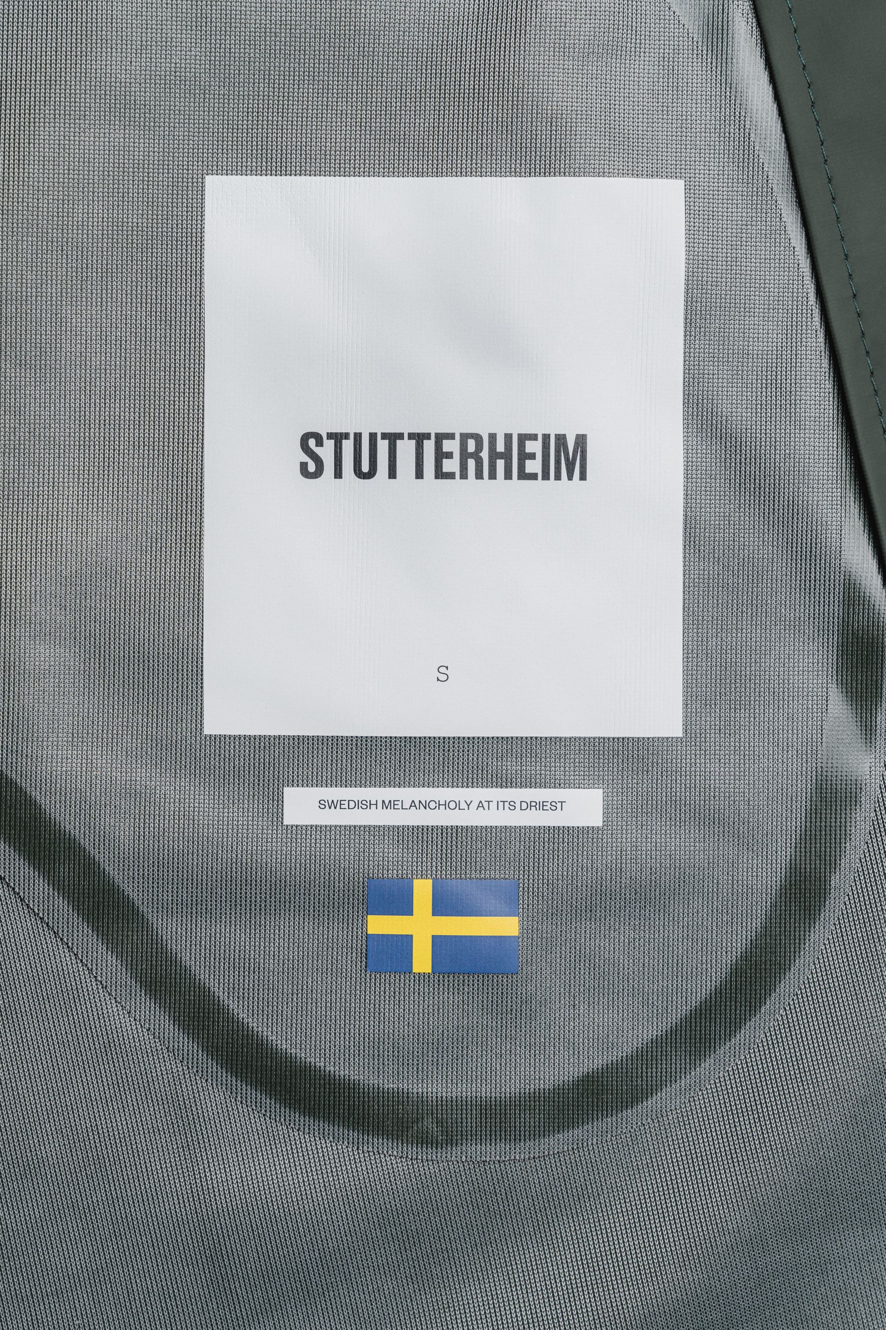 stutterheim stockholm lightweight raincoat green men jackets raincoats