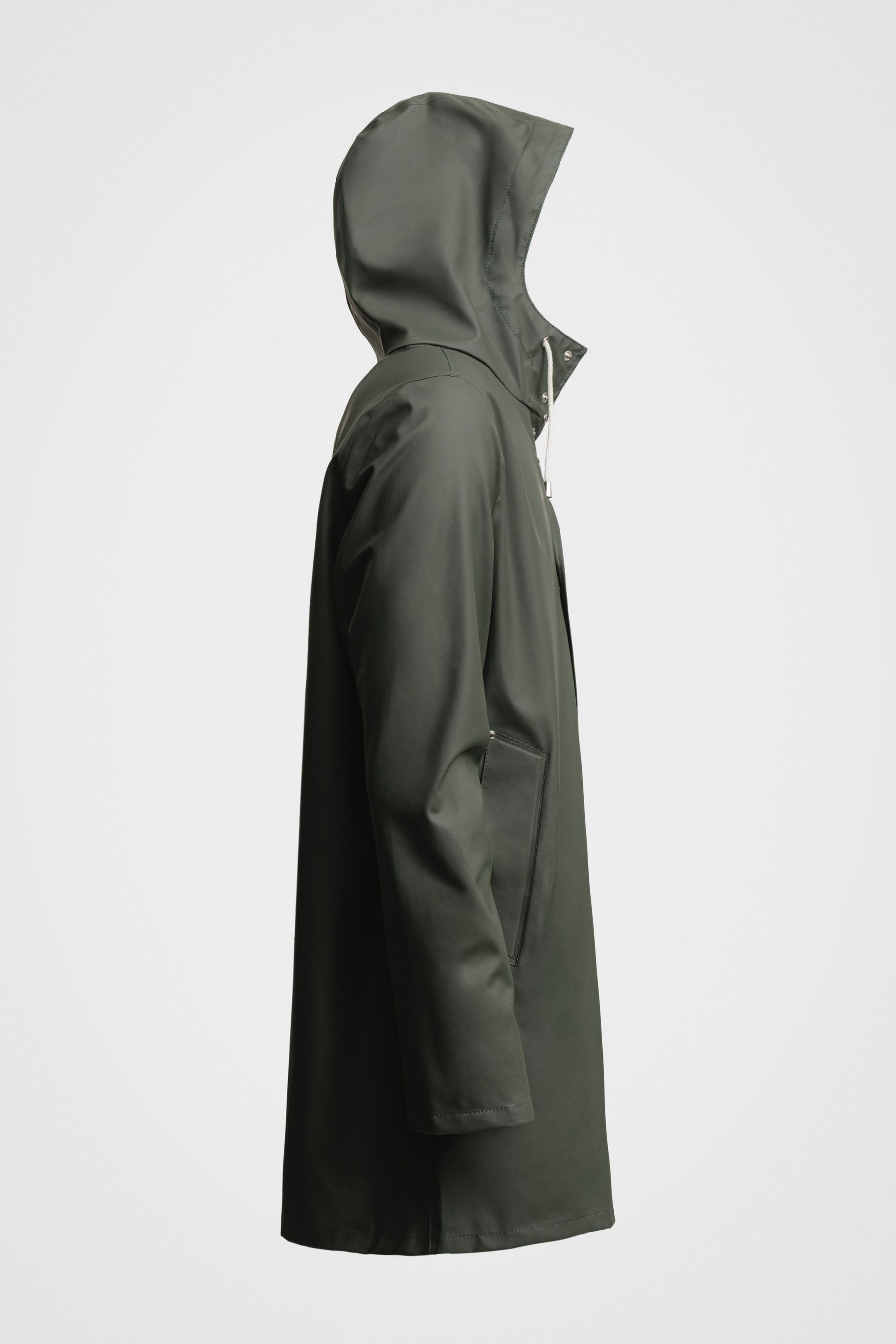 stutterheim stockholm lightweight raincoat green men jackets raincoats
