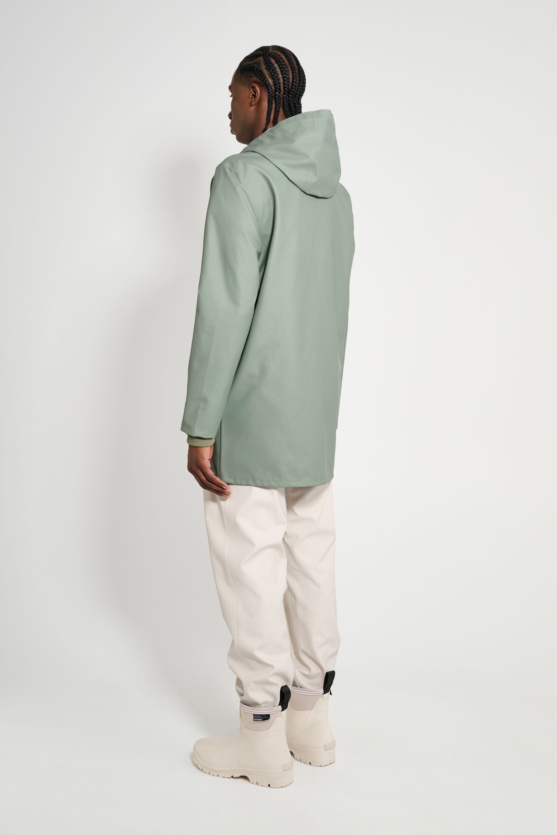 stutterheim stockholm lightweight raincoat khaki green men jackets raincoats