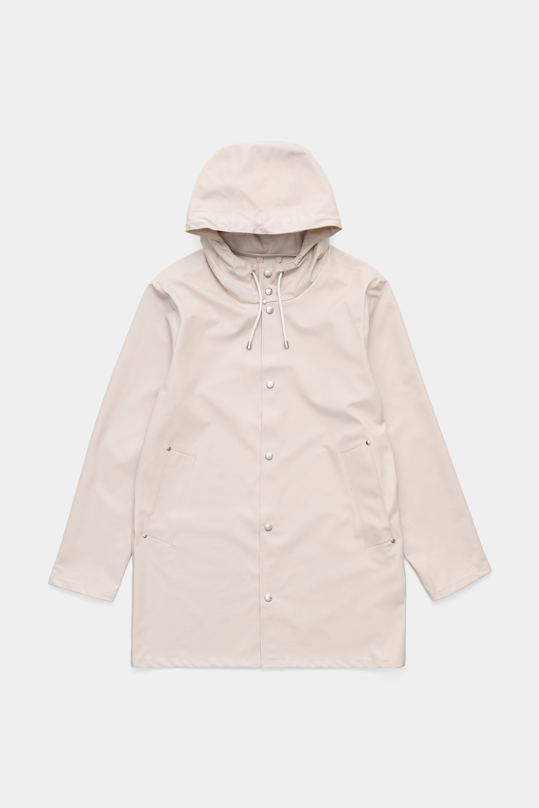 stutterheim stockholm lightweight raincoat light sand men jackets raincoats