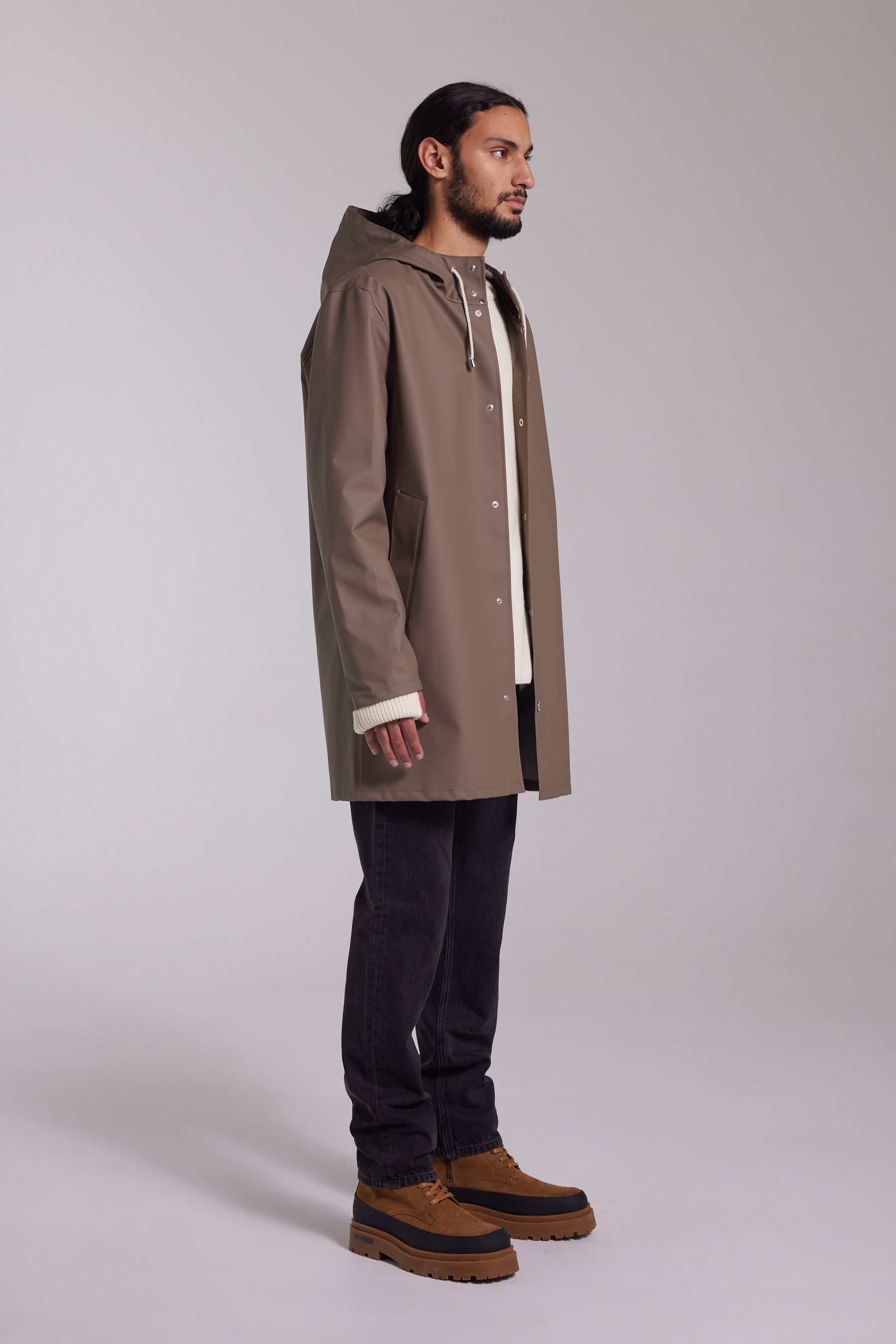 stutterheim stockholm lightweight raincoat mole men jackets raincoats