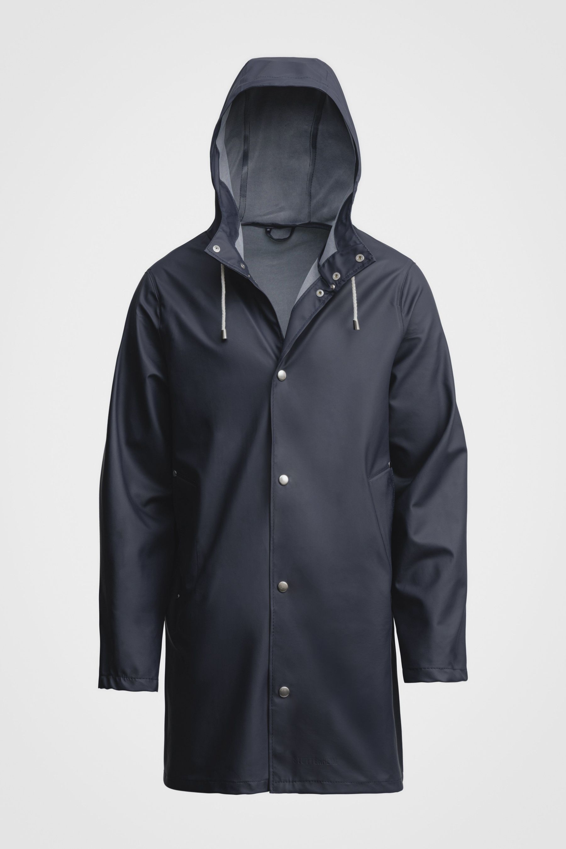 stutterheim stockholm lightweight raincoat navy men jackets raincoats