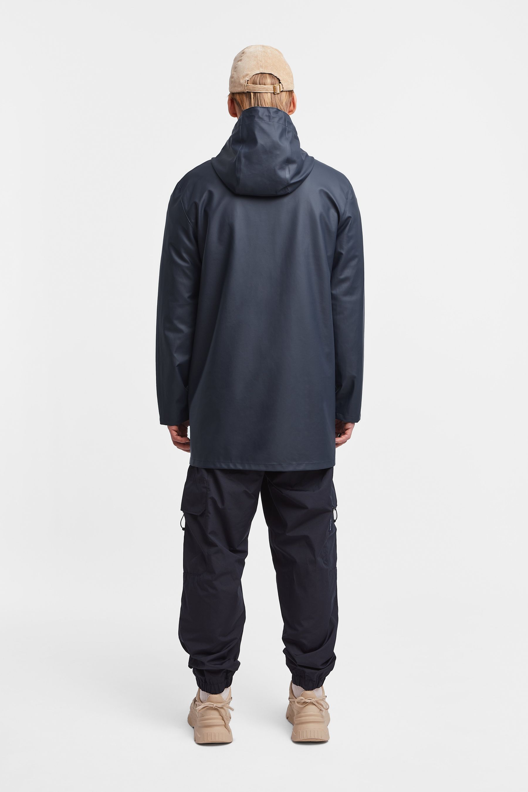 stutterheim stockholm lightweight raincoat navy men jackets raincoats