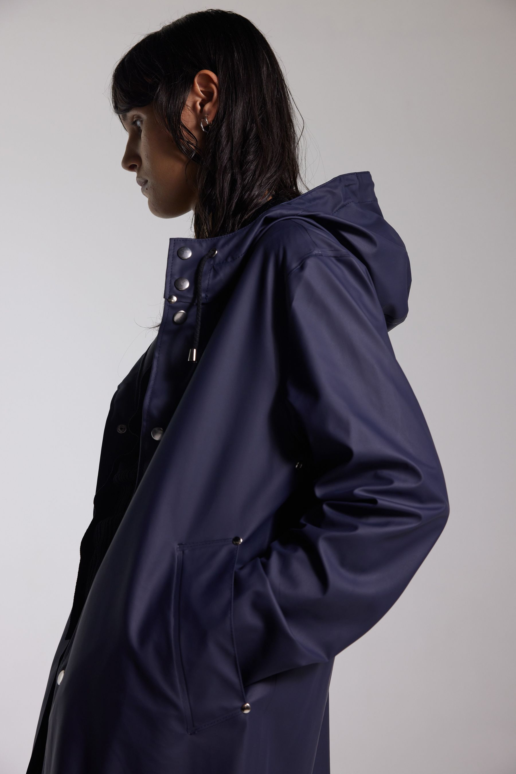 stutterheim stockholm lightweight raincoat navy men jackets raincoats