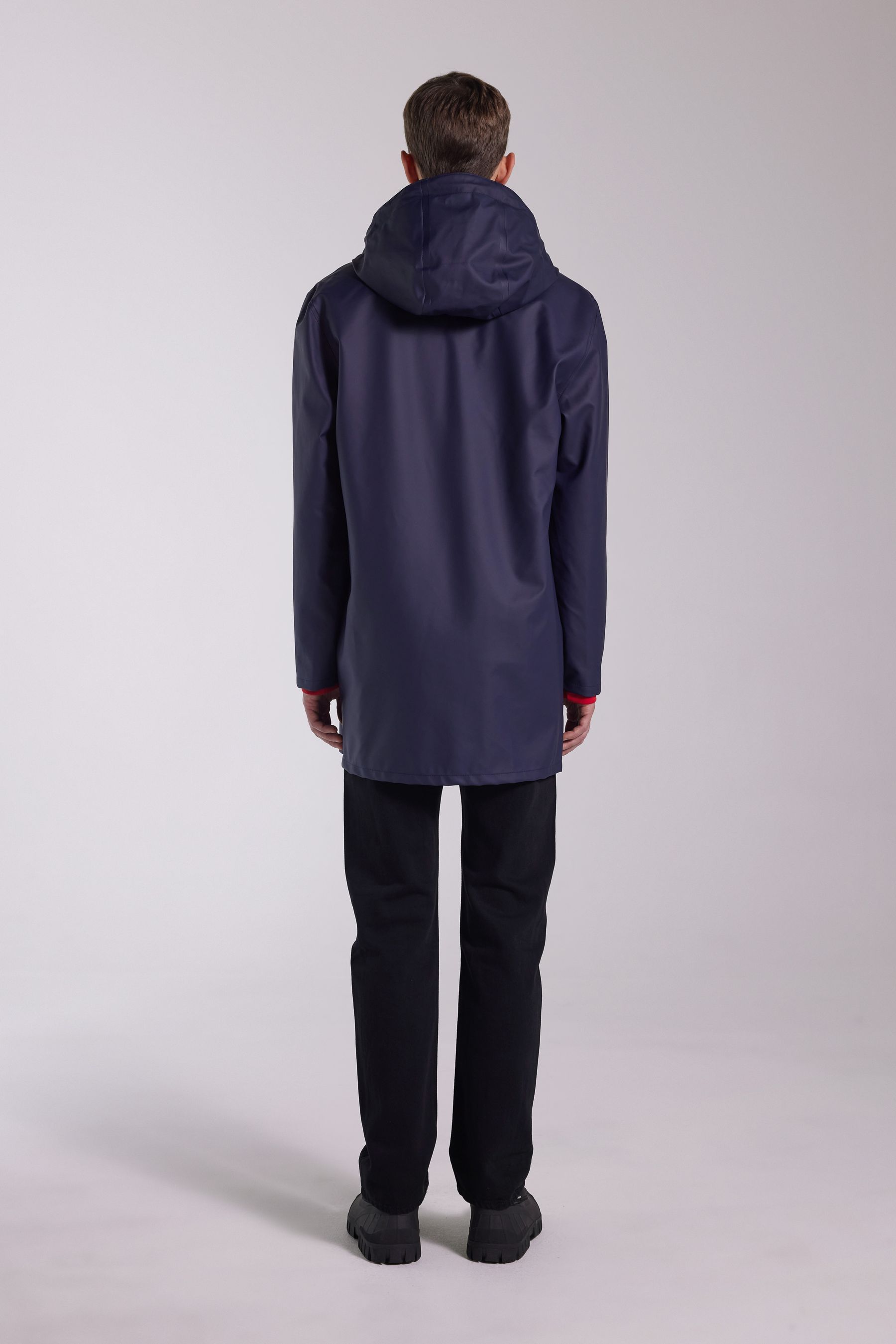 stutterheim stockholm lightweight raincoat navy men jackets raincoats