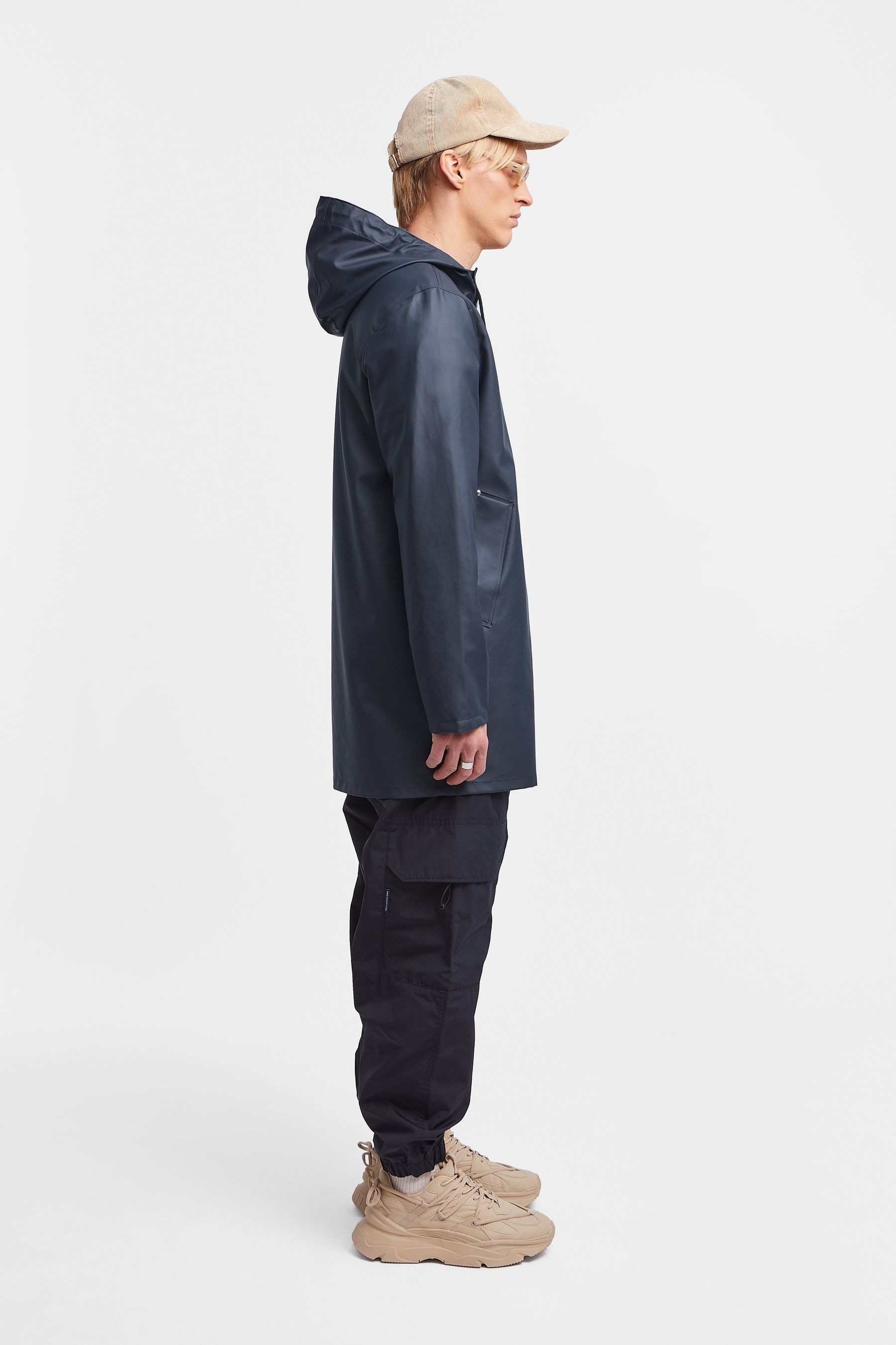 stutterheim stockholm lightweight raincoat navy men jackets raincoats