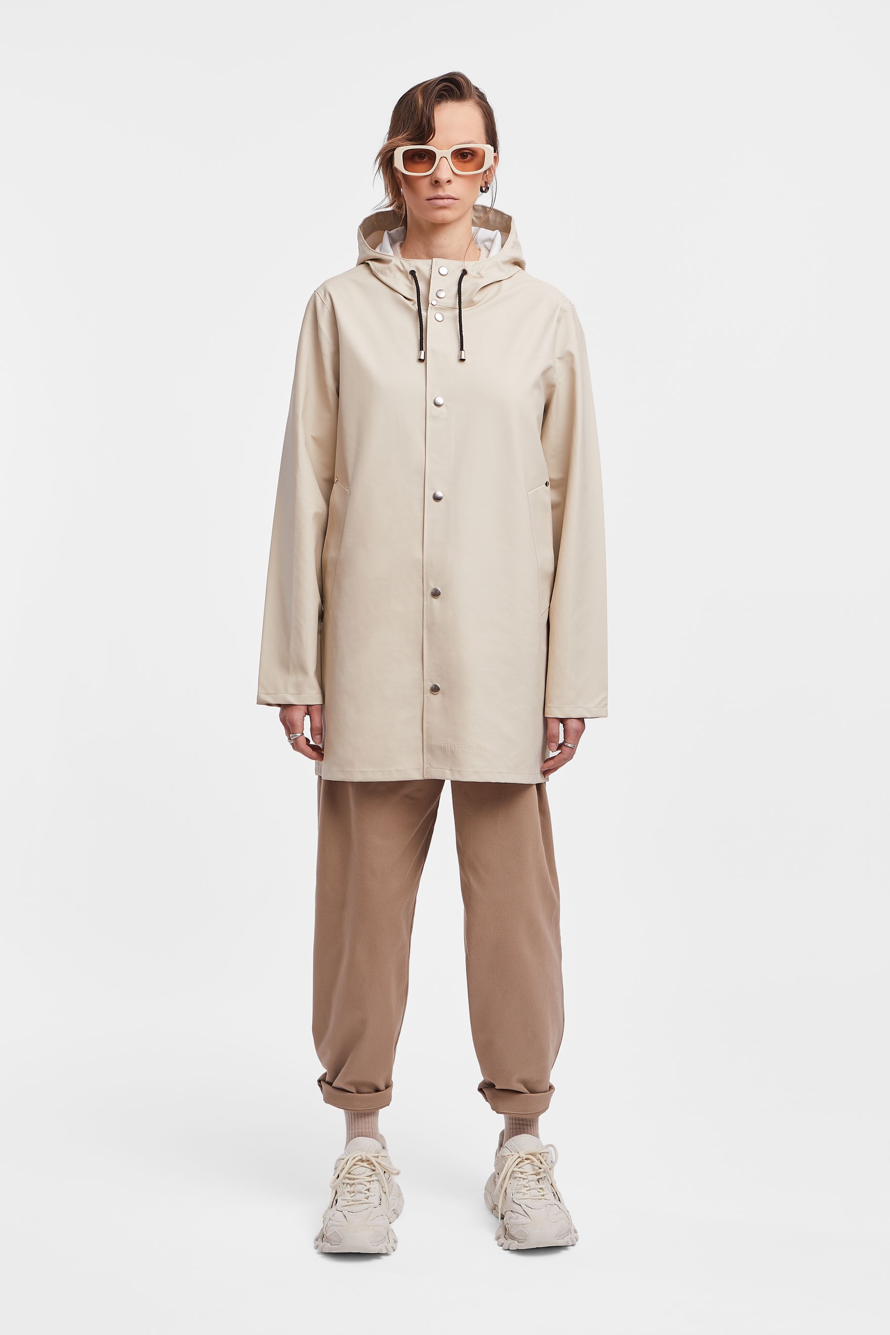 stutterheim stockholm lightweight raincoat oyster men jackets raincoats