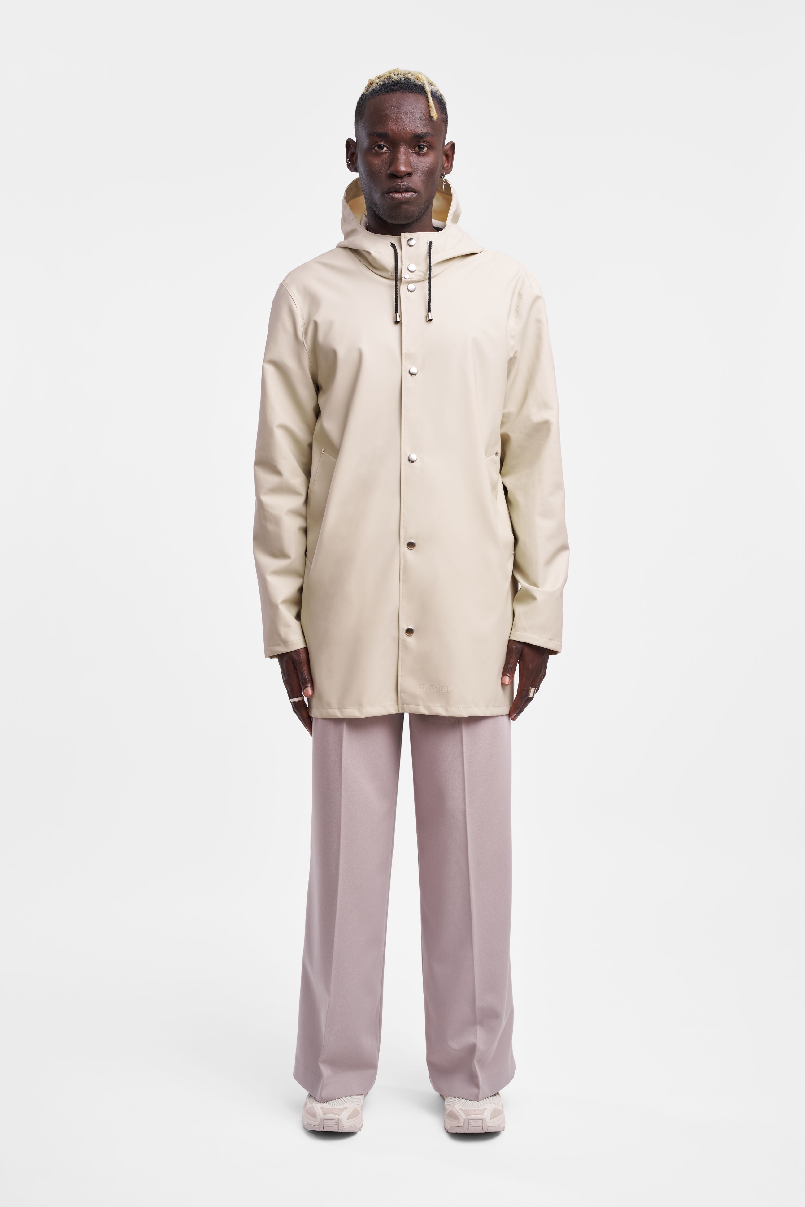 stutterheim stockholm lightweight raincoat oyster men jackets raincoats