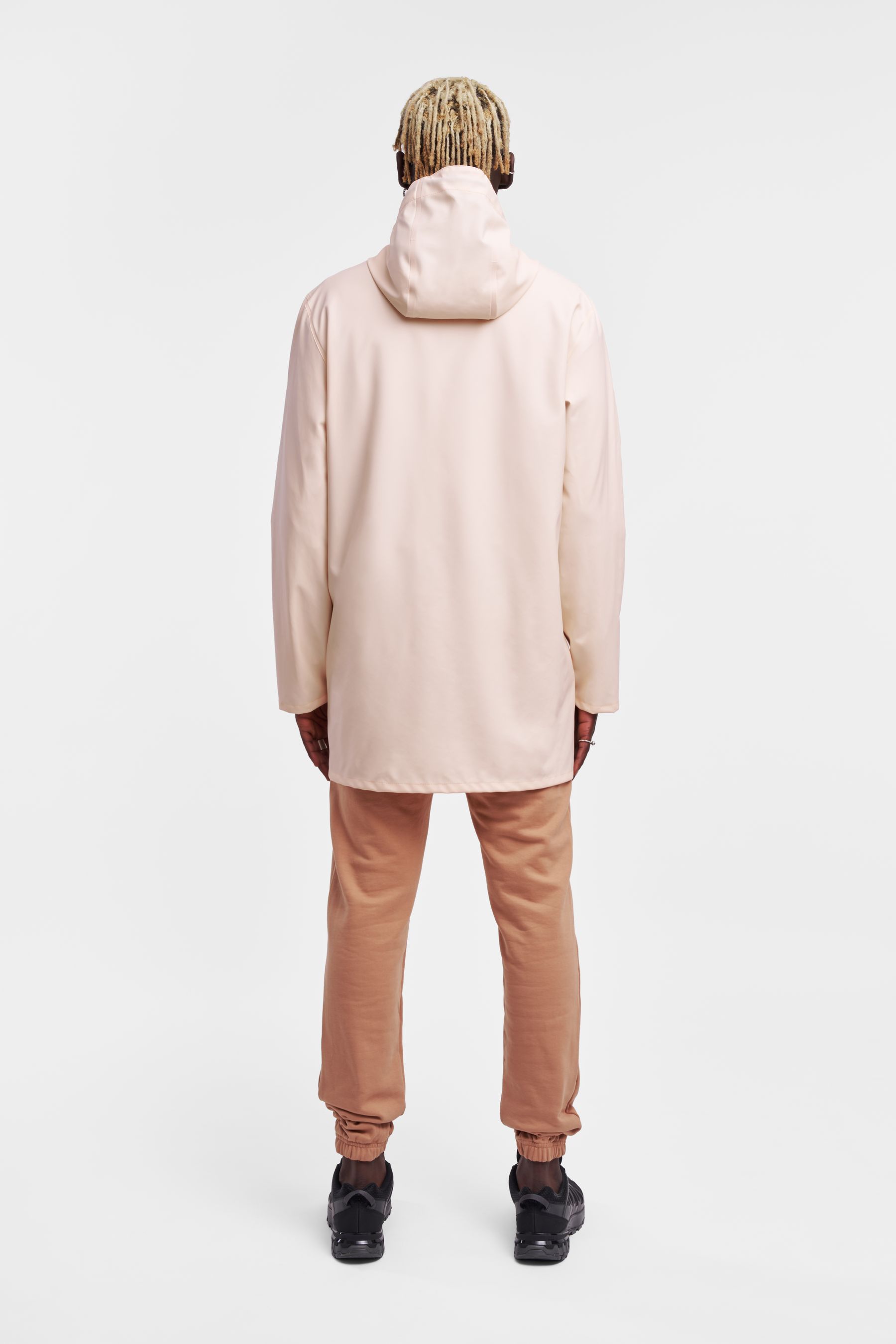 stutterheim stockholm lightweight raincoat peach men jackets raincoats