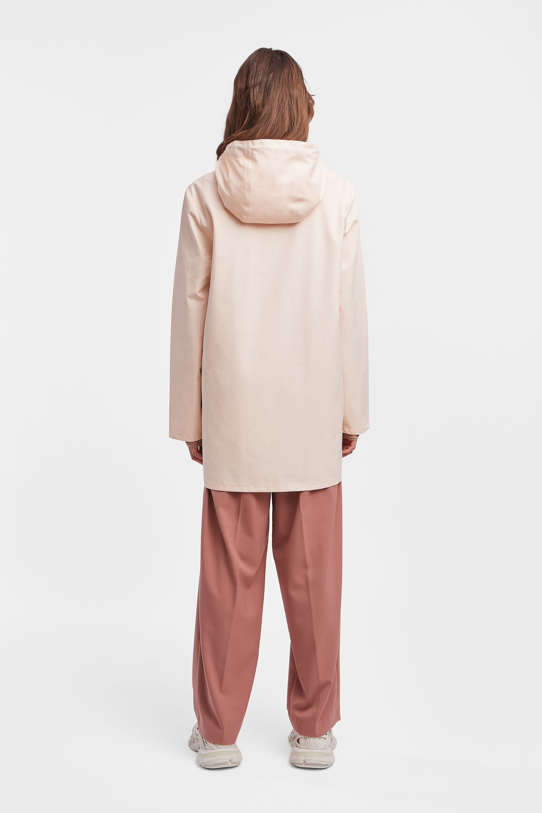 stutterheim stockholm lightweight raincoat peach men jackets raincoats