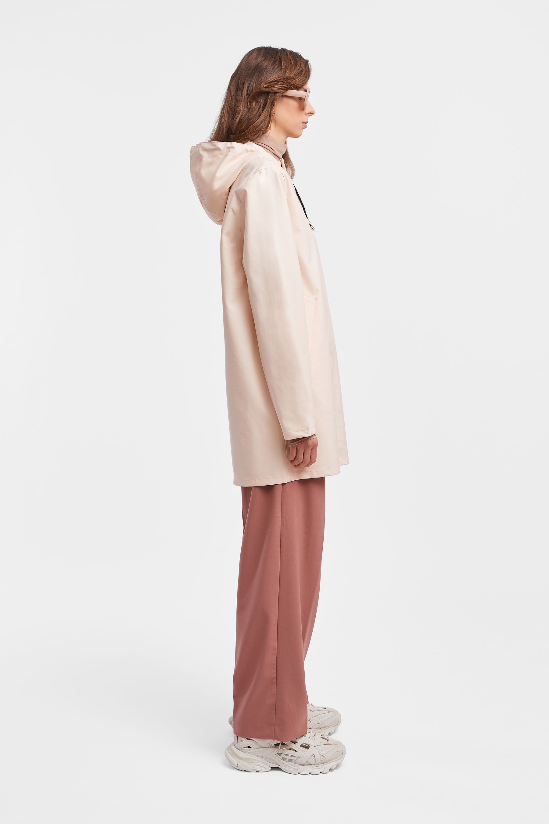 stutterheim stockholm lightweight raincoat peach men jackets raincoats
